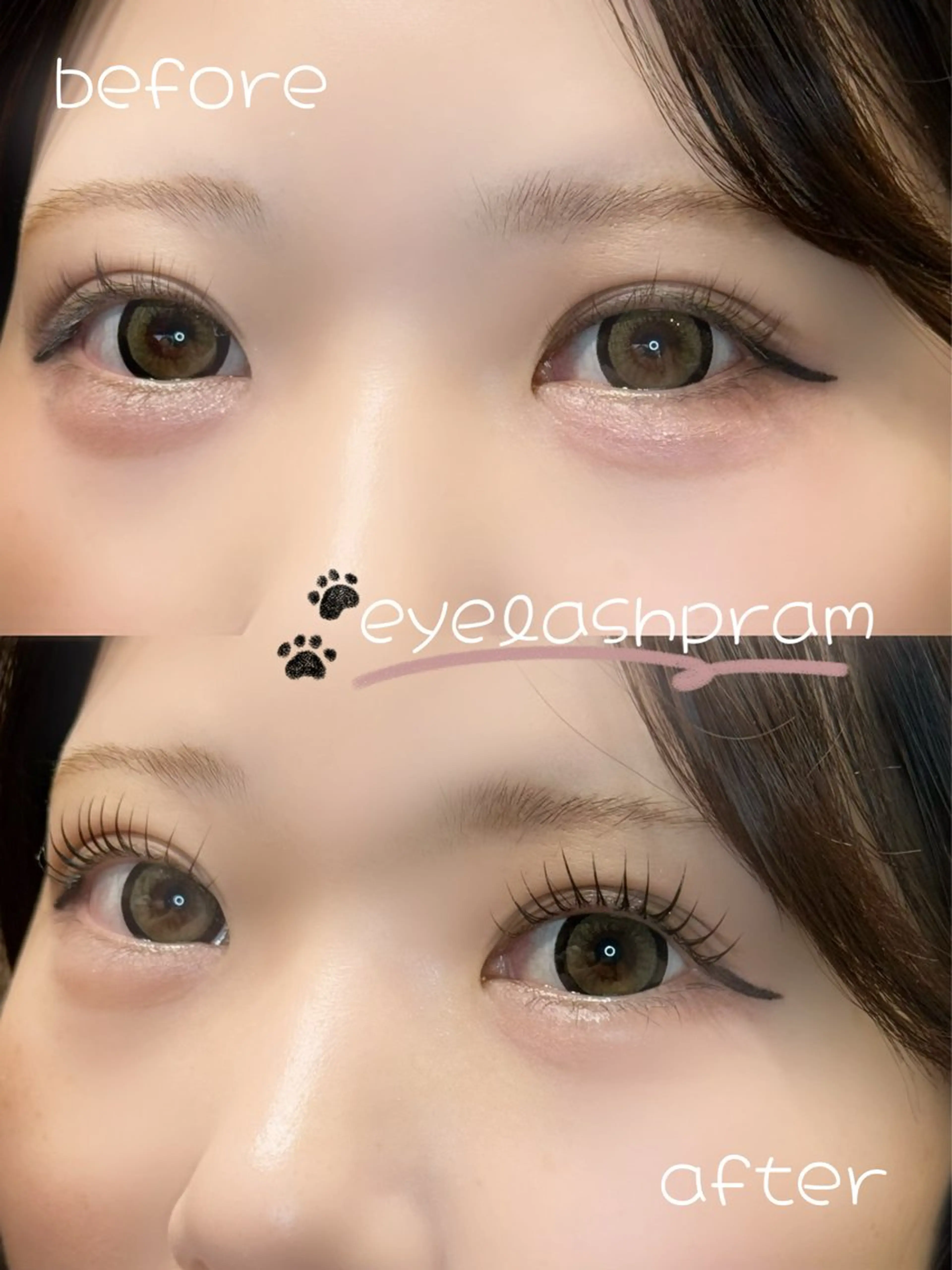 マツエク・マツパ 一重×まつ毛パーマ GREEM Eyelash所属・GREEM CHIHOのマツエク・マツパデザイン