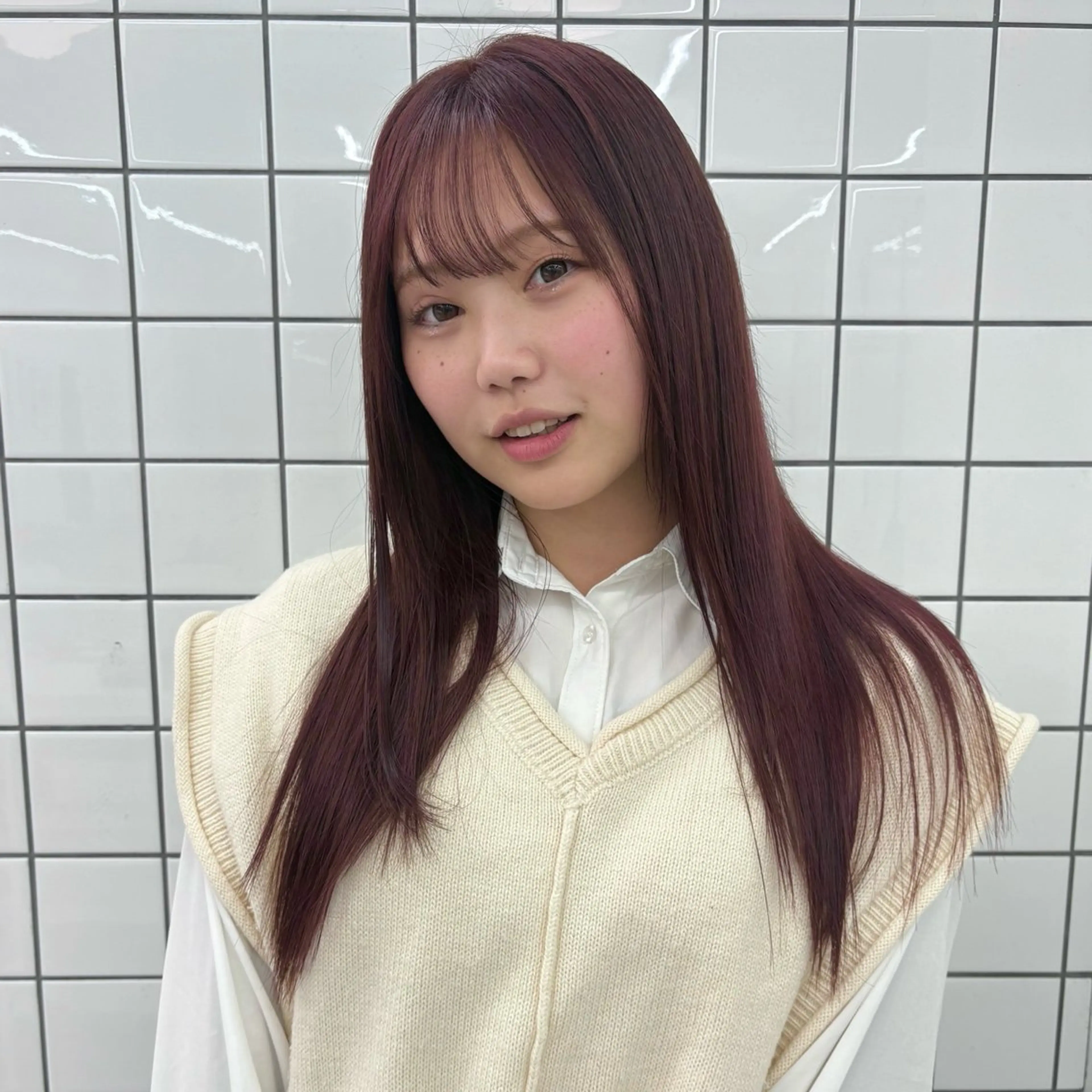 ロング カラー ブリーチ ダブルカラー ブリーチなしカラー カット ヘアカラー トリートメント ❣️星野のあ❣️ 優しいダブルブリーチのヘアスタイル