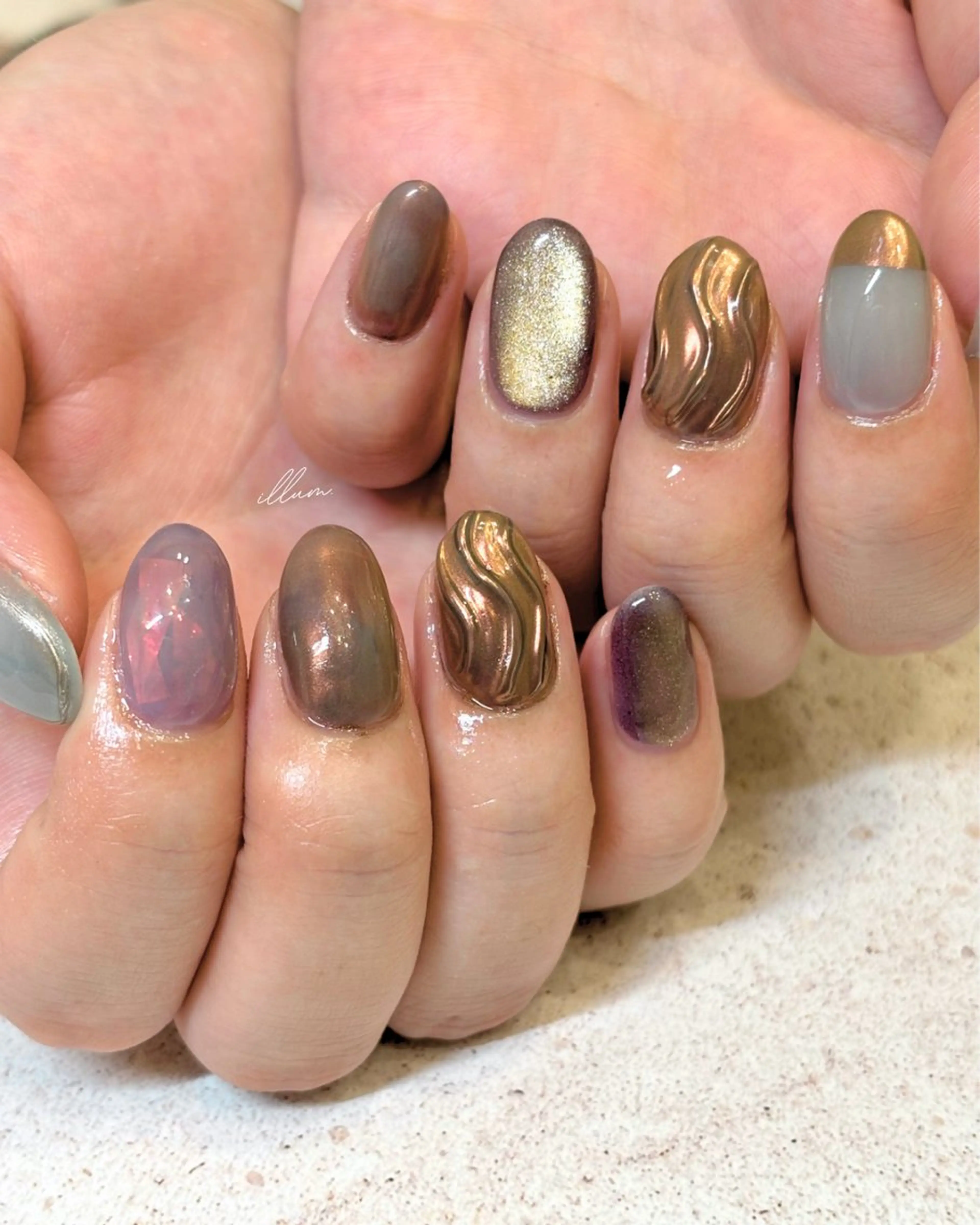 キッズ ネイル ハンドネイル illum hicariのネイルデザイン