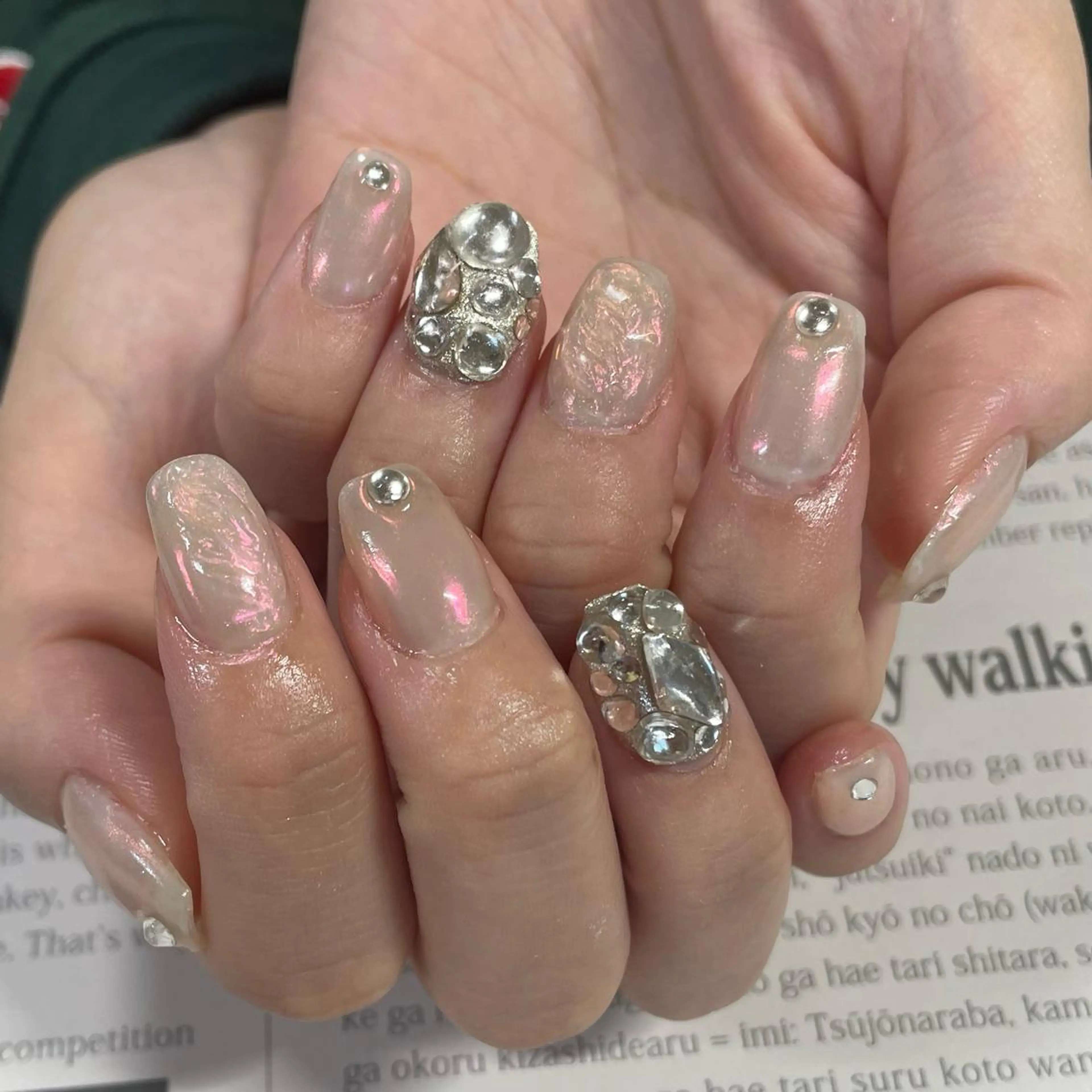 ネイル オーロラネイル 奥園 良恵のネイルデザイン