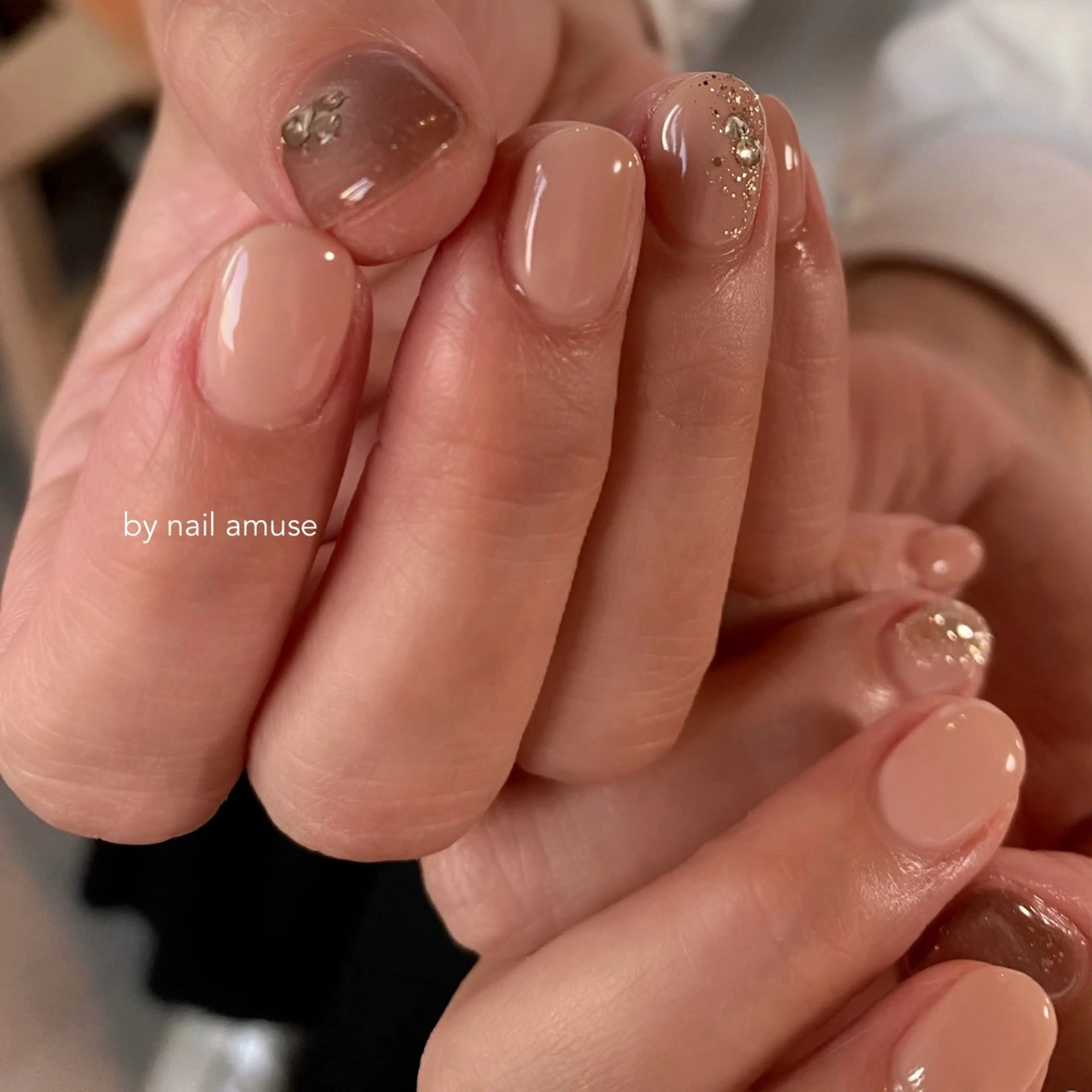 ネイル シンプルネイル nail amuseのネイルデザイン