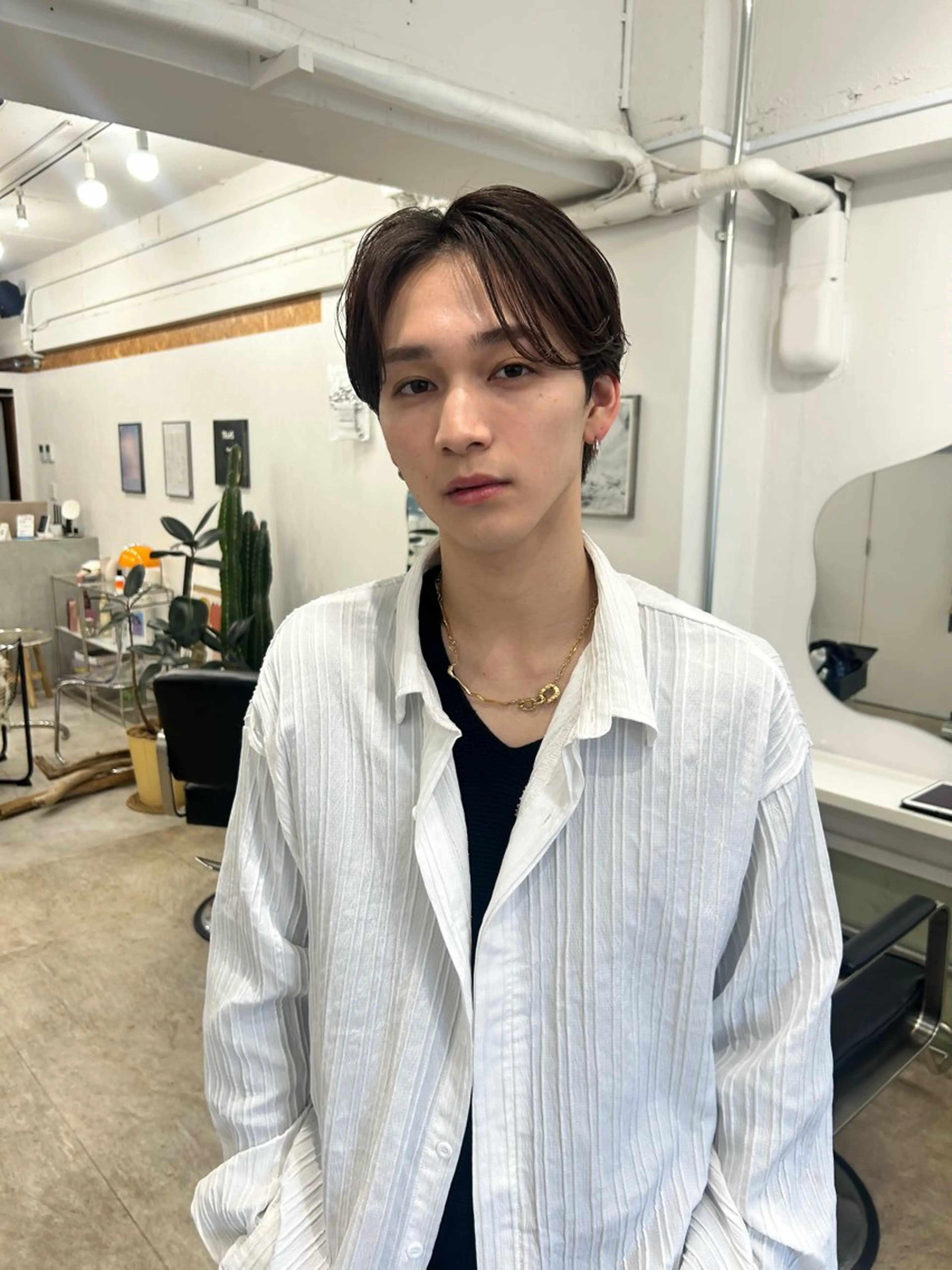 メンズ カット パーマ メンズ特化美容師 タナカリョウのヘアスタイル