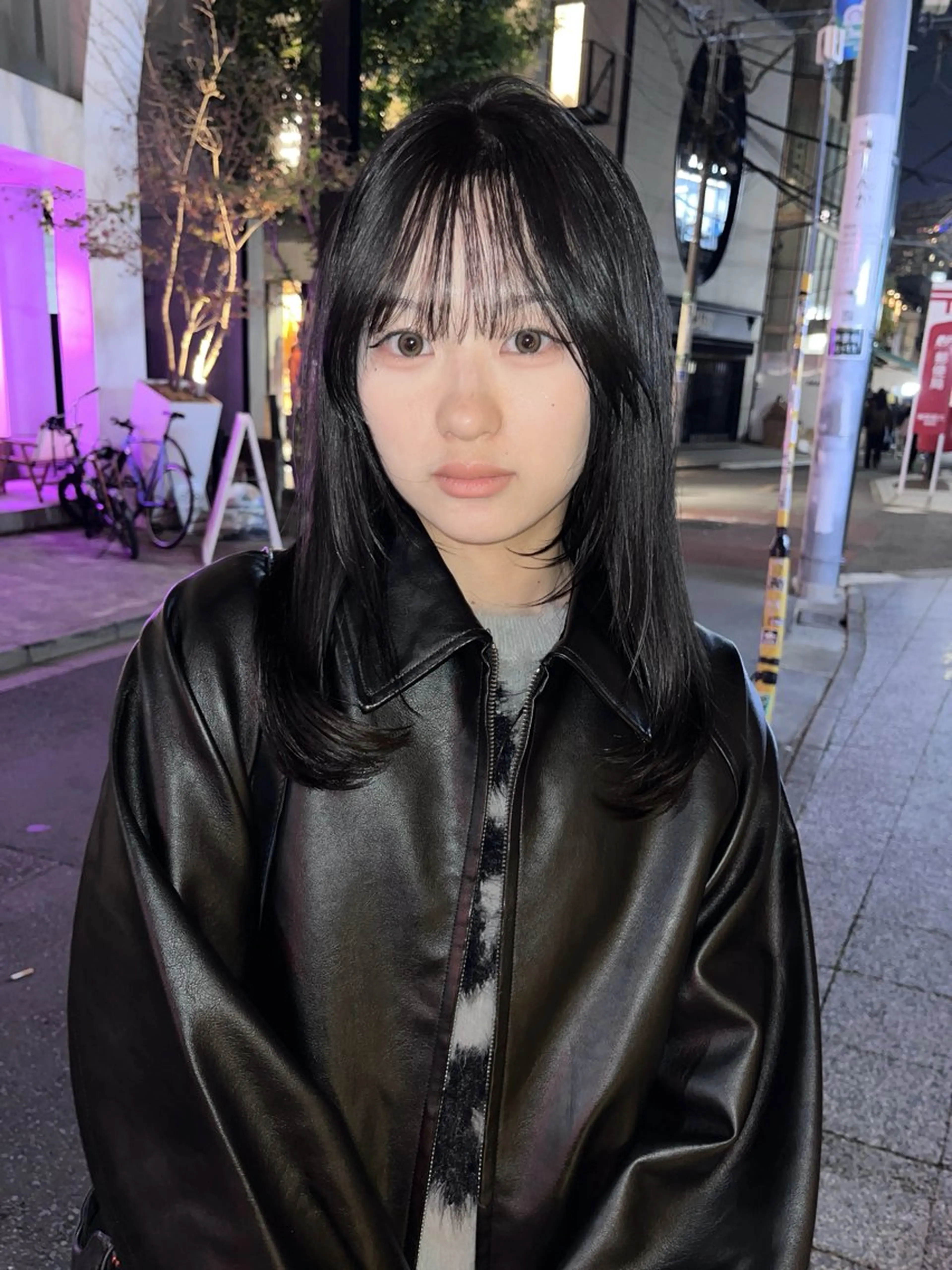 ミディアム カラー カット ヘアカラー トリートメント スッと馴染むヘア /ヨシダトモキのヘアスタイル