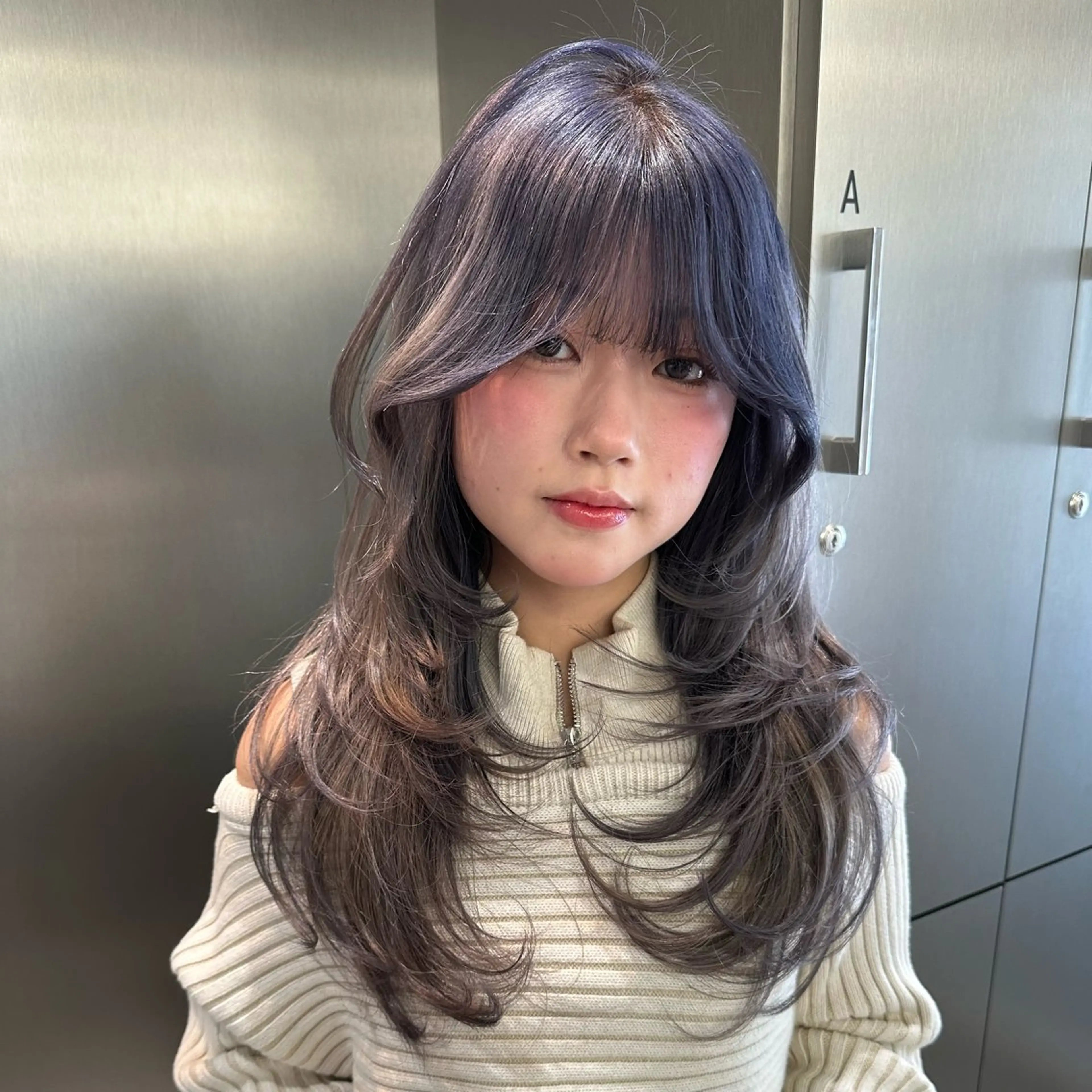 セミロング 🤍Suzuka🤍 ハイトーン/ブリーチのヘアスタイル