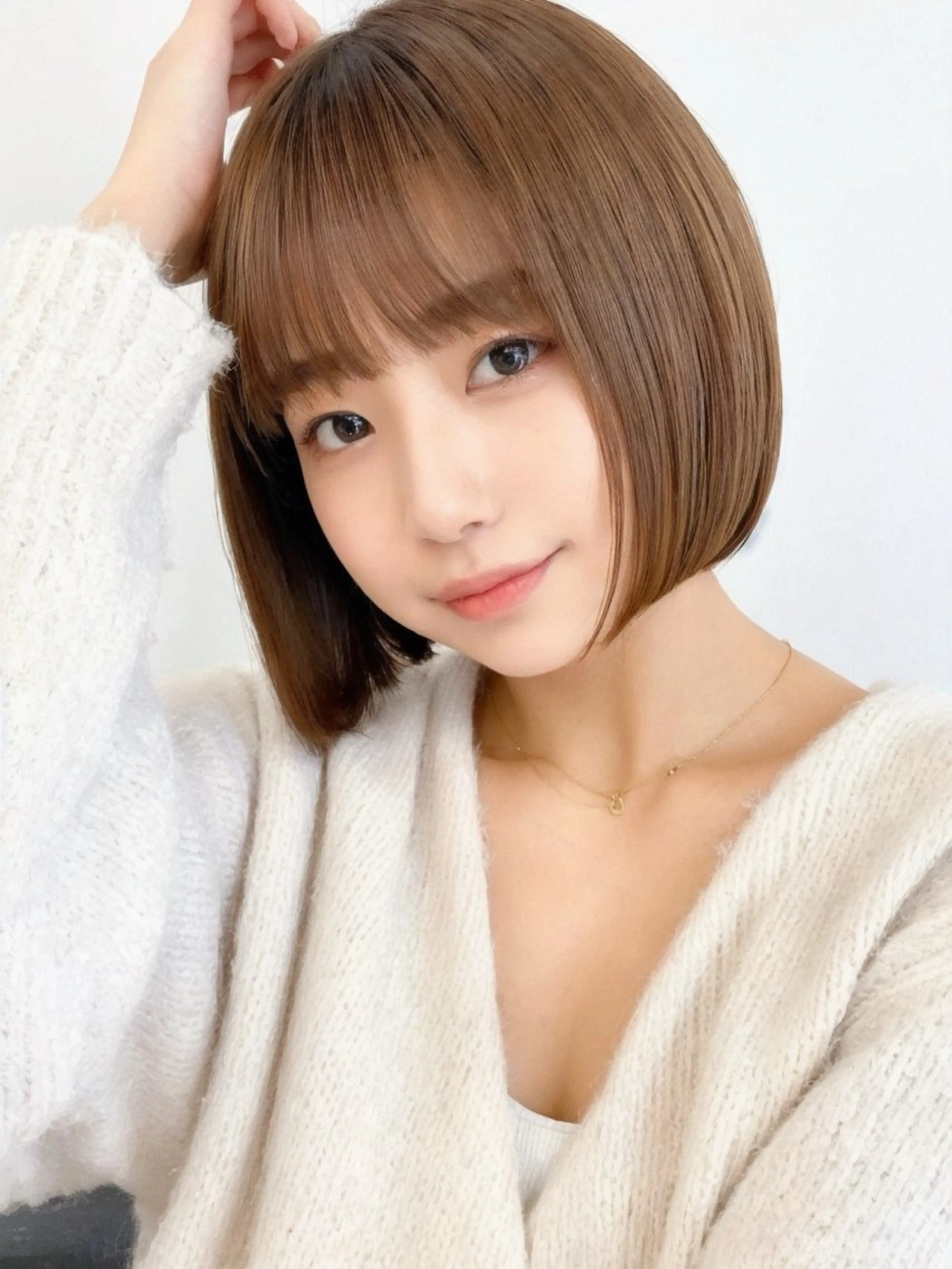 ショート カラー イルミナカラー 髪質改善 トリートメント カット ヘアカラー トリートメント 【店長】美髪ケア🌟 野沢綾馬のヘアスタイル