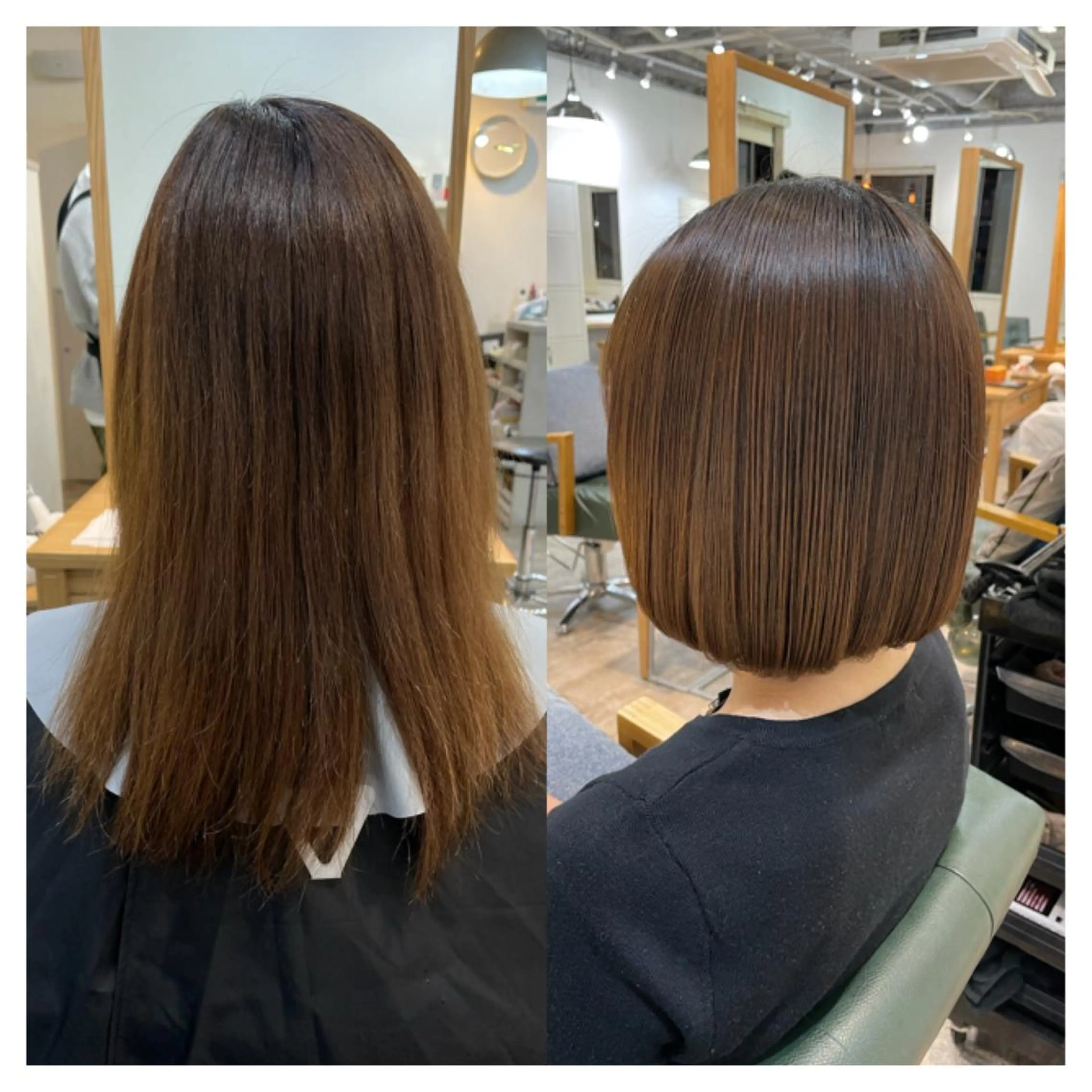 ミディアム カット トリートメント 村山 茉衣のヘアスタイル