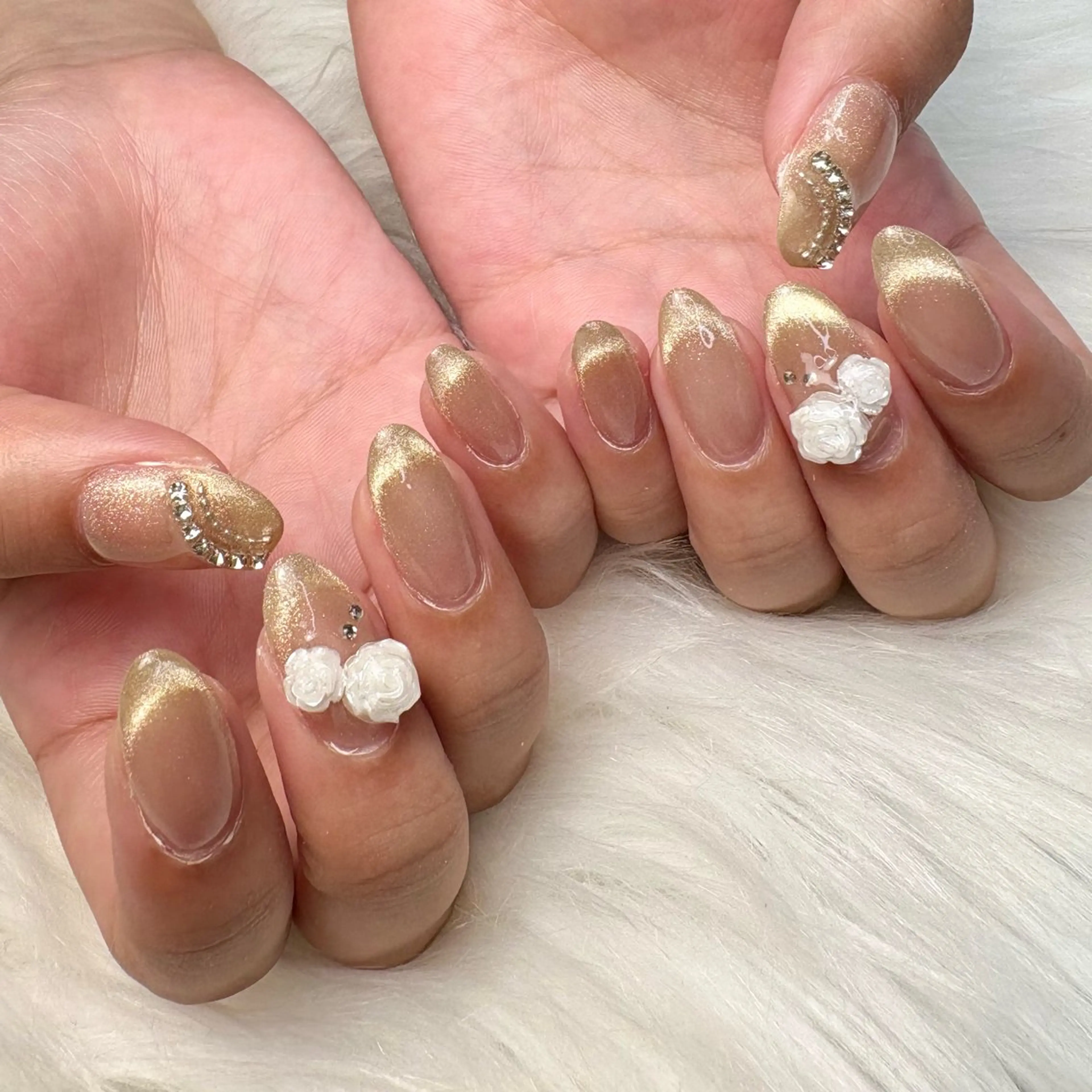 ネイル ハンドネイル VIVA NAIL所属・自爪を傷つけない フィルイン3500円のネイルデザイン