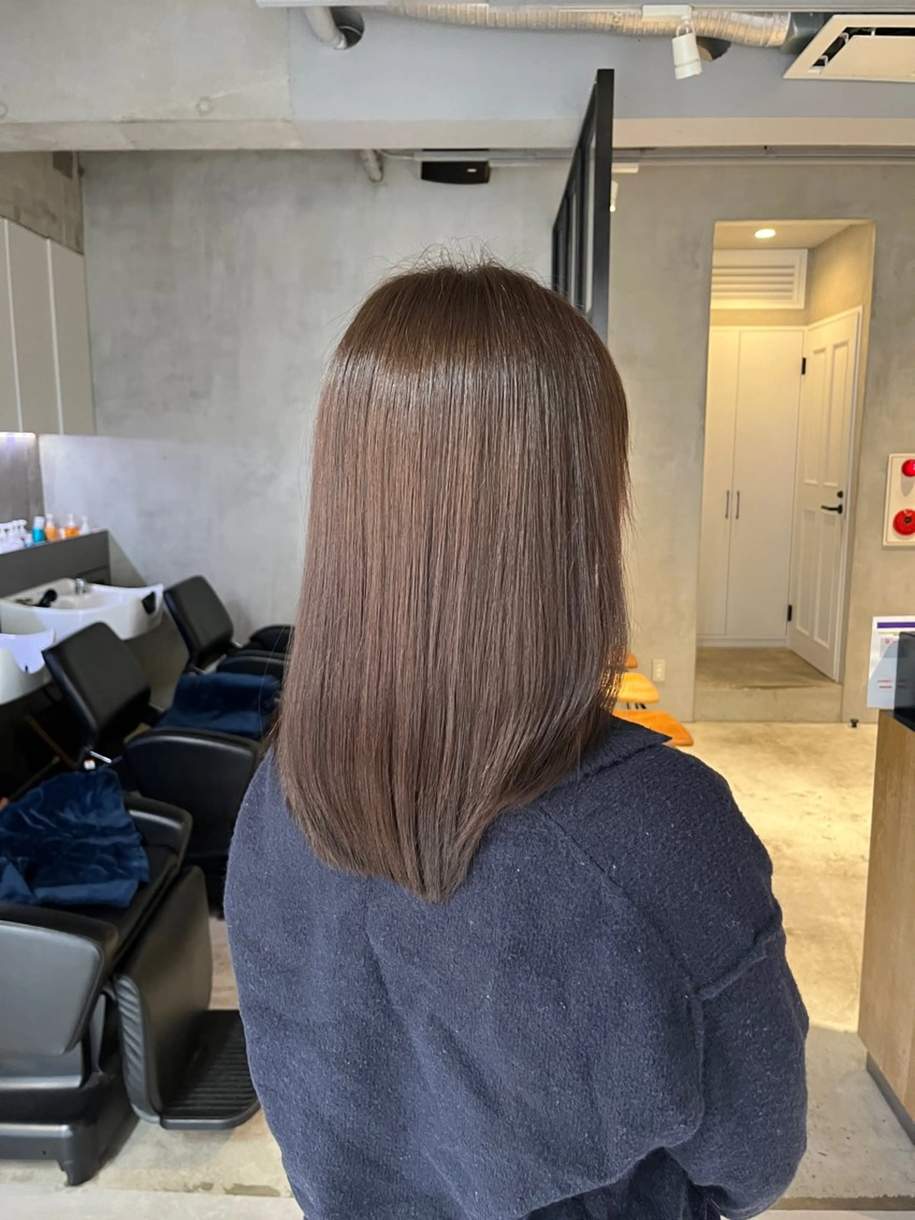 セミロング カラー ヘアカラー elima 調布所属・ちせ/ 透明感カラー /調布˚ 🦢₊✧のヘアスタイル