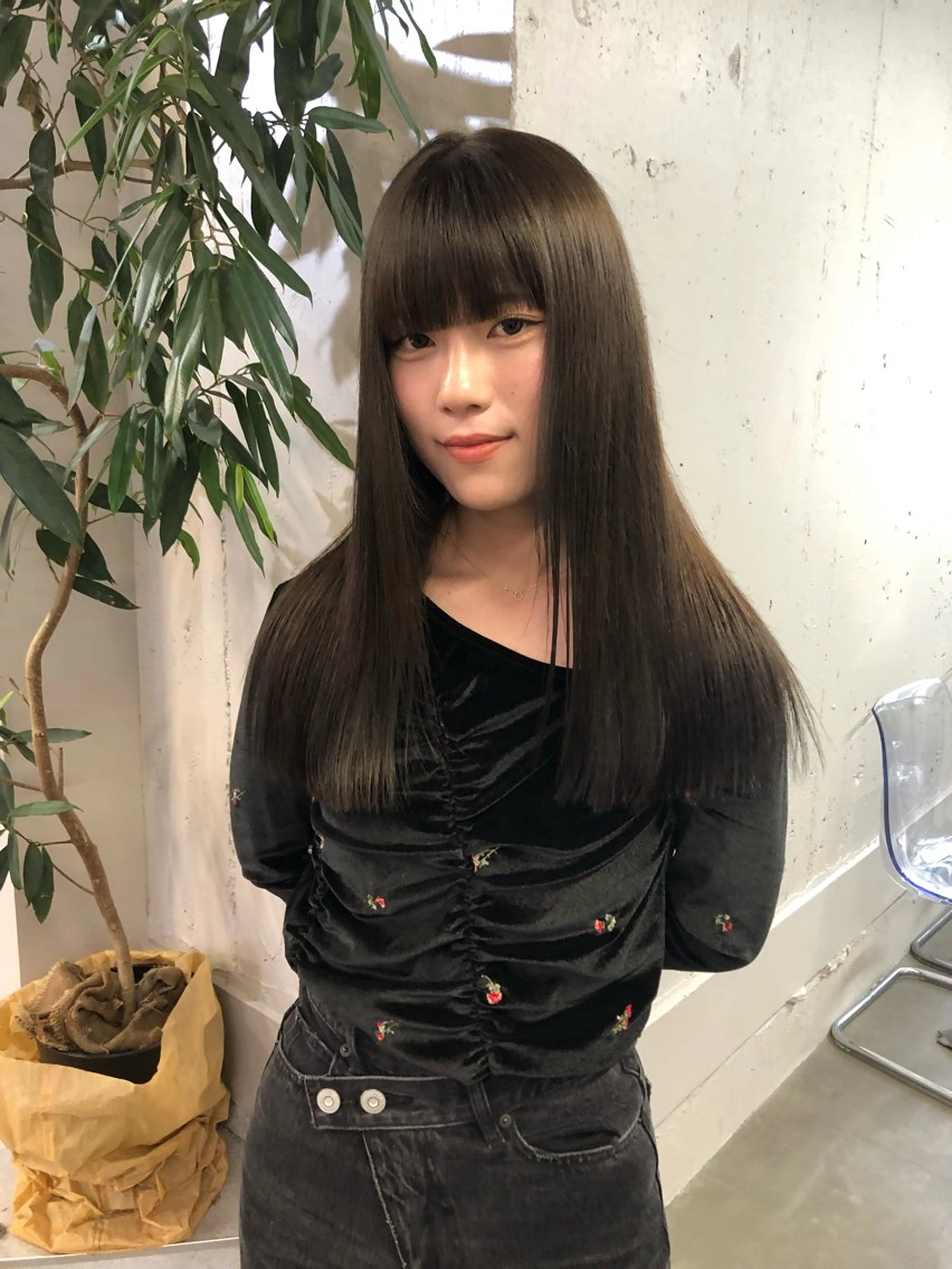 ロング ボブ ロング 似合わせカット ロングレイヤー Niina🩰のヘアスタイル