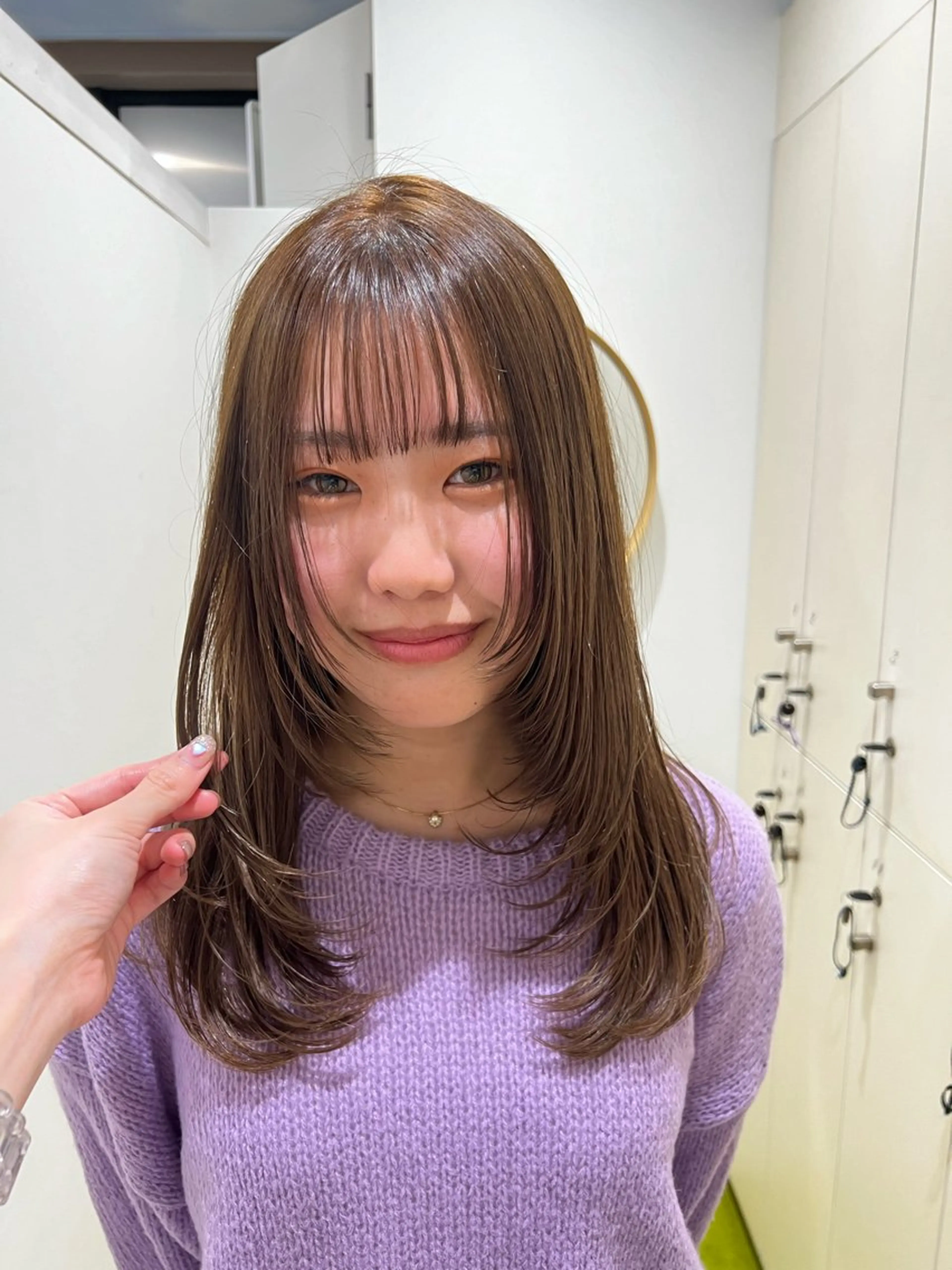 セミロング Aman  D'or所属・ショート/ボブ/東 千耀のヘアスタイル