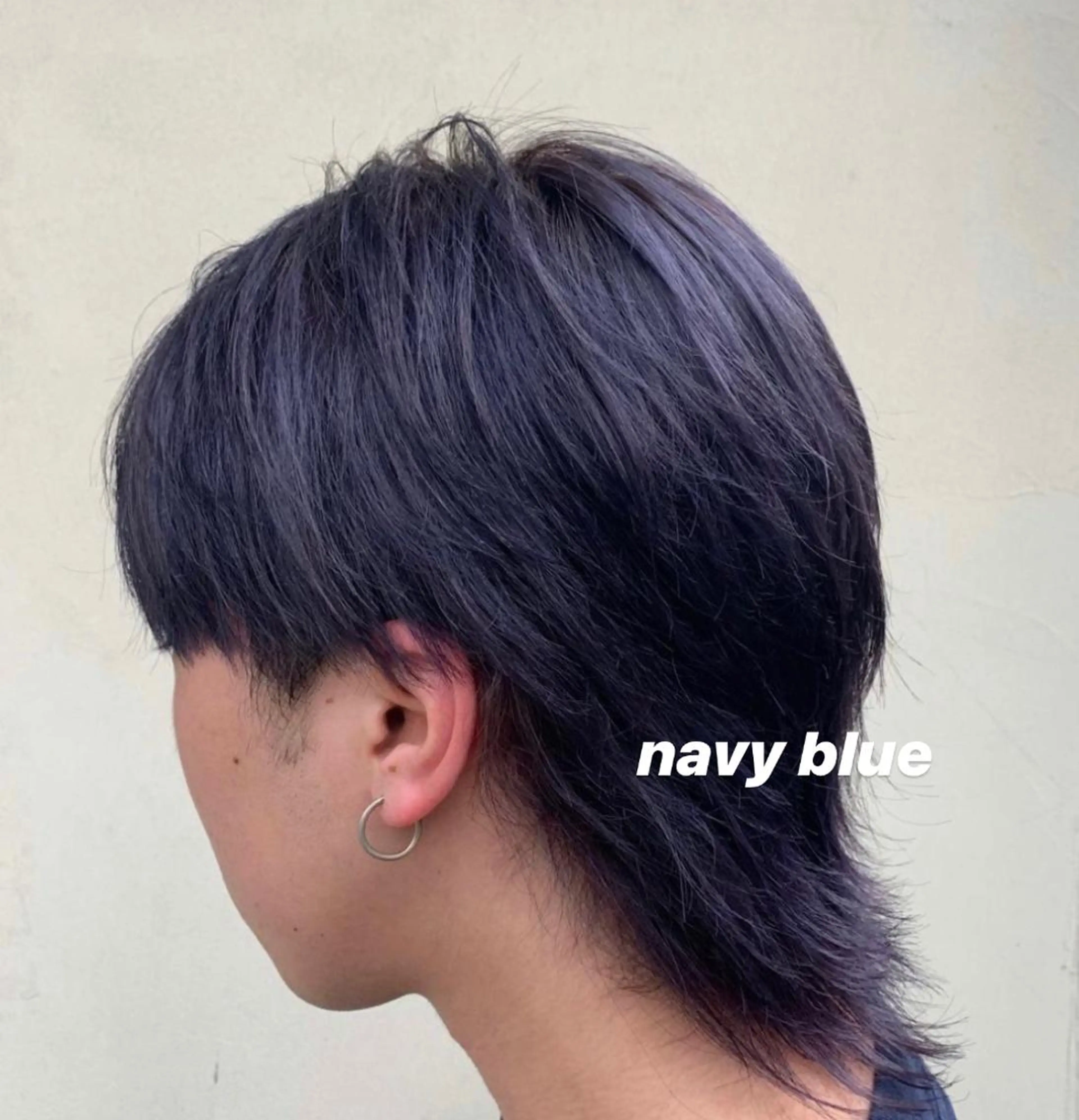ショート カラー ブリーチ ネイビーカラー ヘアカラー 🎀トレンドhair 🎀マリノのヘアスタイル