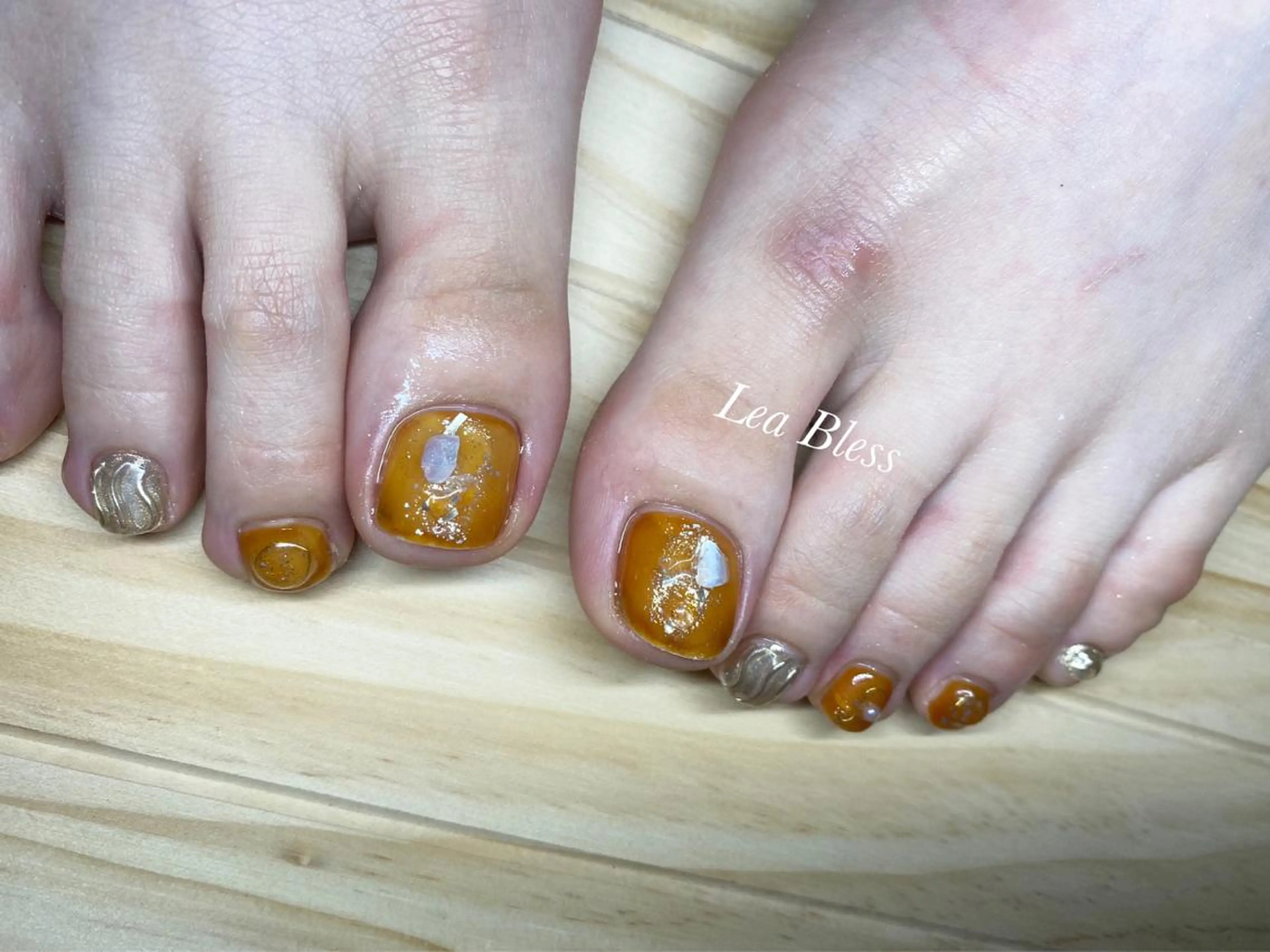 ネイル フットネイル Lea Bless 河原町のネイルデザイン