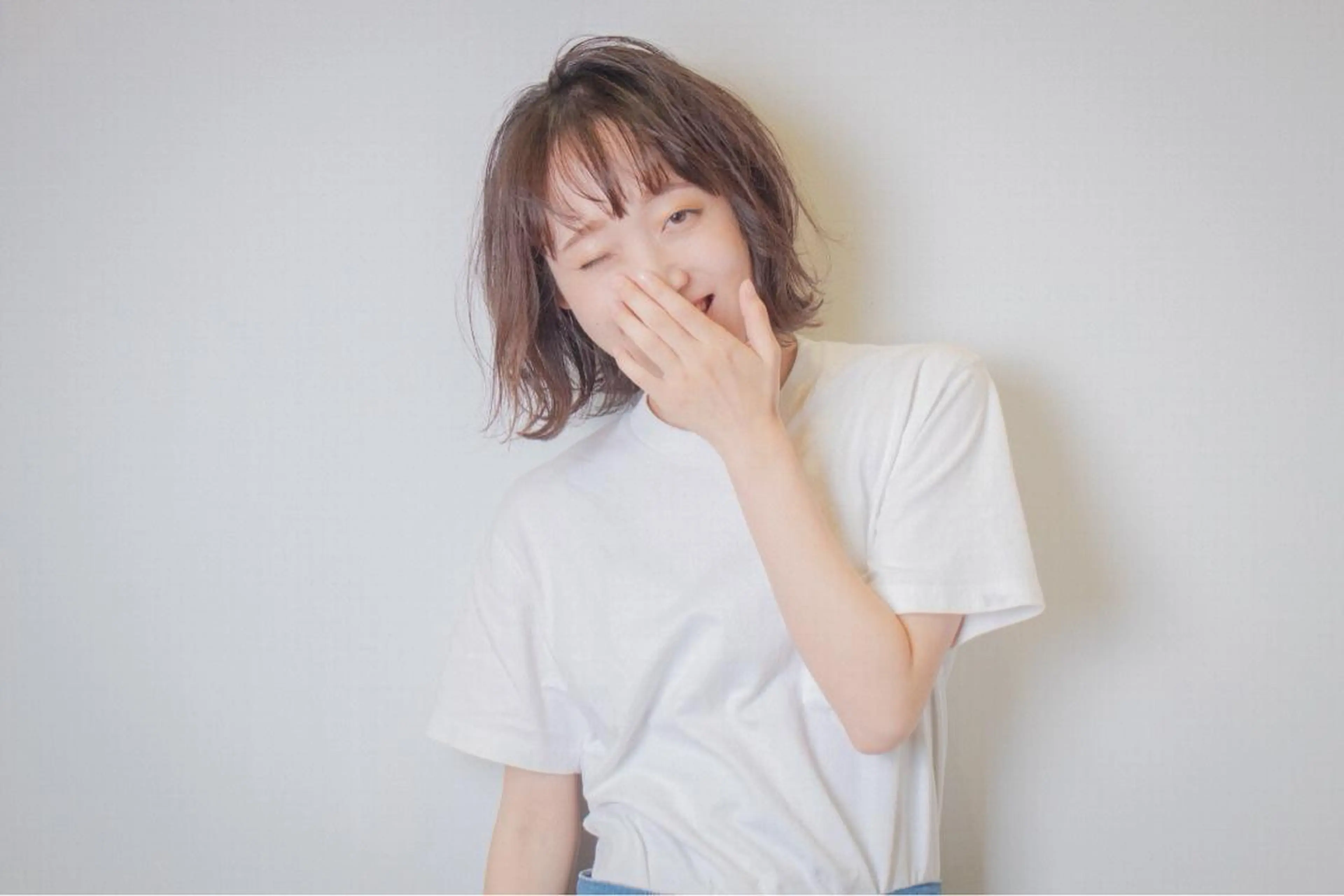 ミディアム カラー パーマ gite カワムラナオキのヘアスタイル