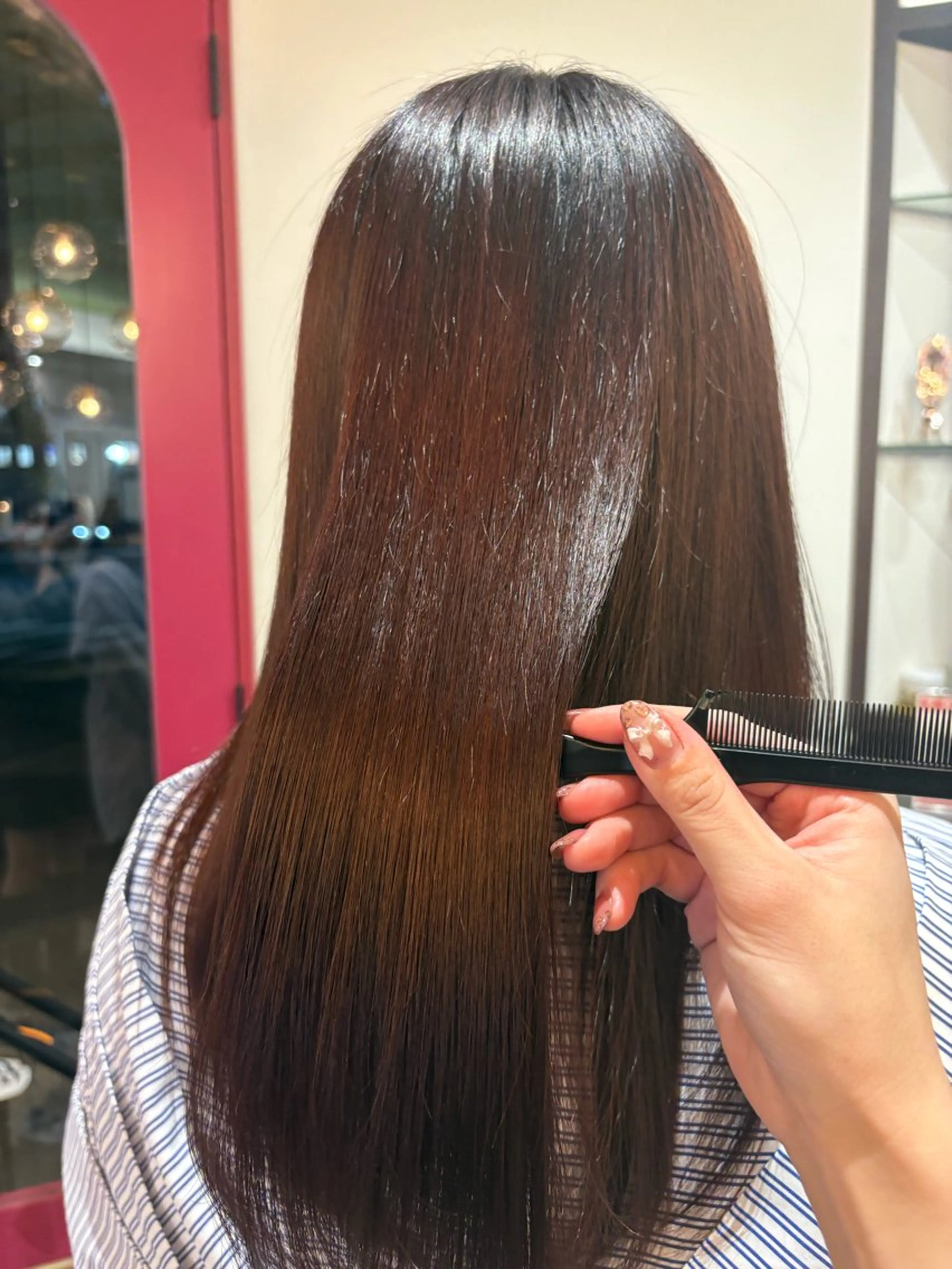 セミロング カラー Amas ⌇みくのヘアスタイル