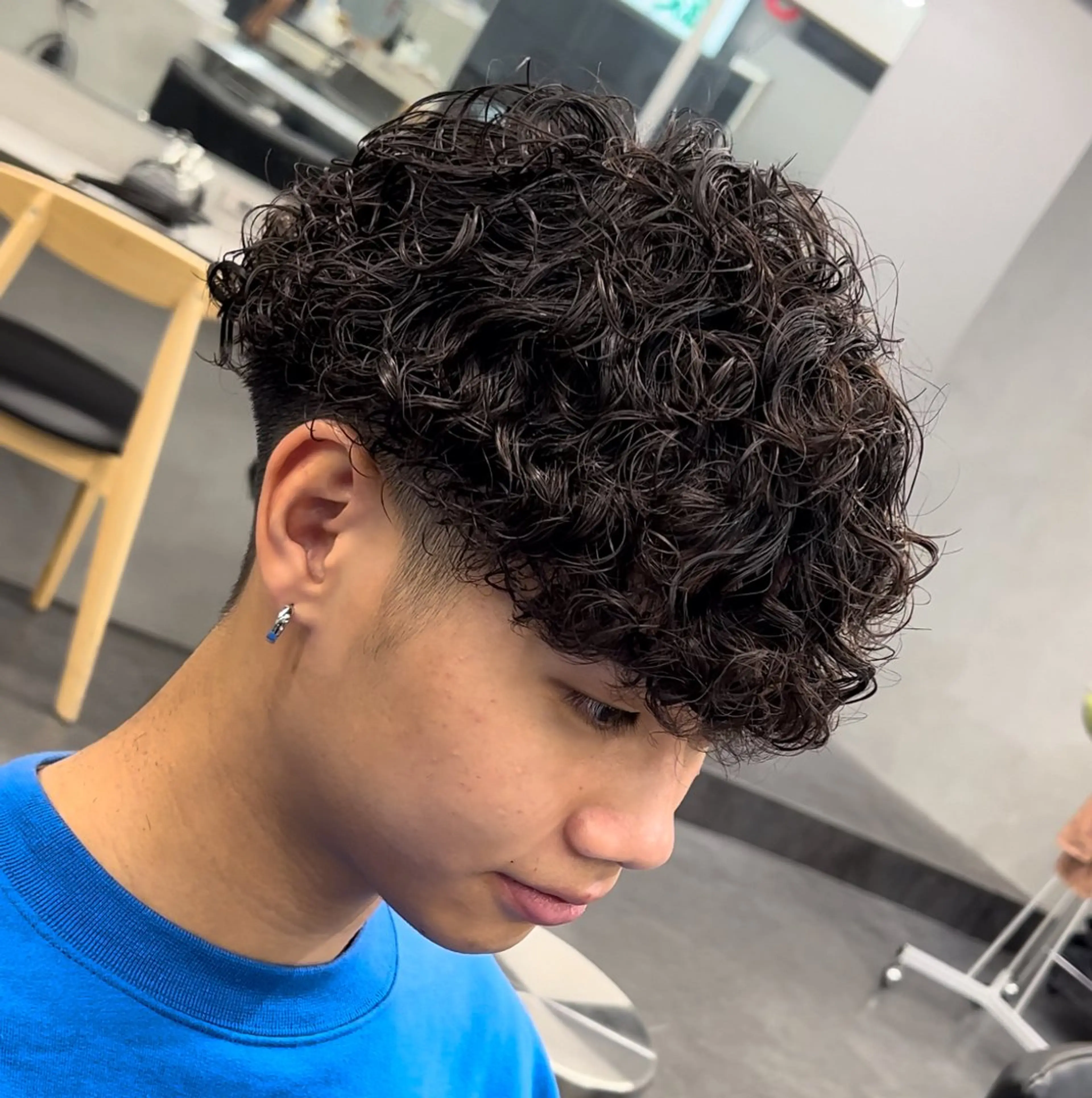 ショート パーマ メンズ メンズパーマ プードルパーマ プードルパーマ 松下 友希 【fifth】のヘアスタイル