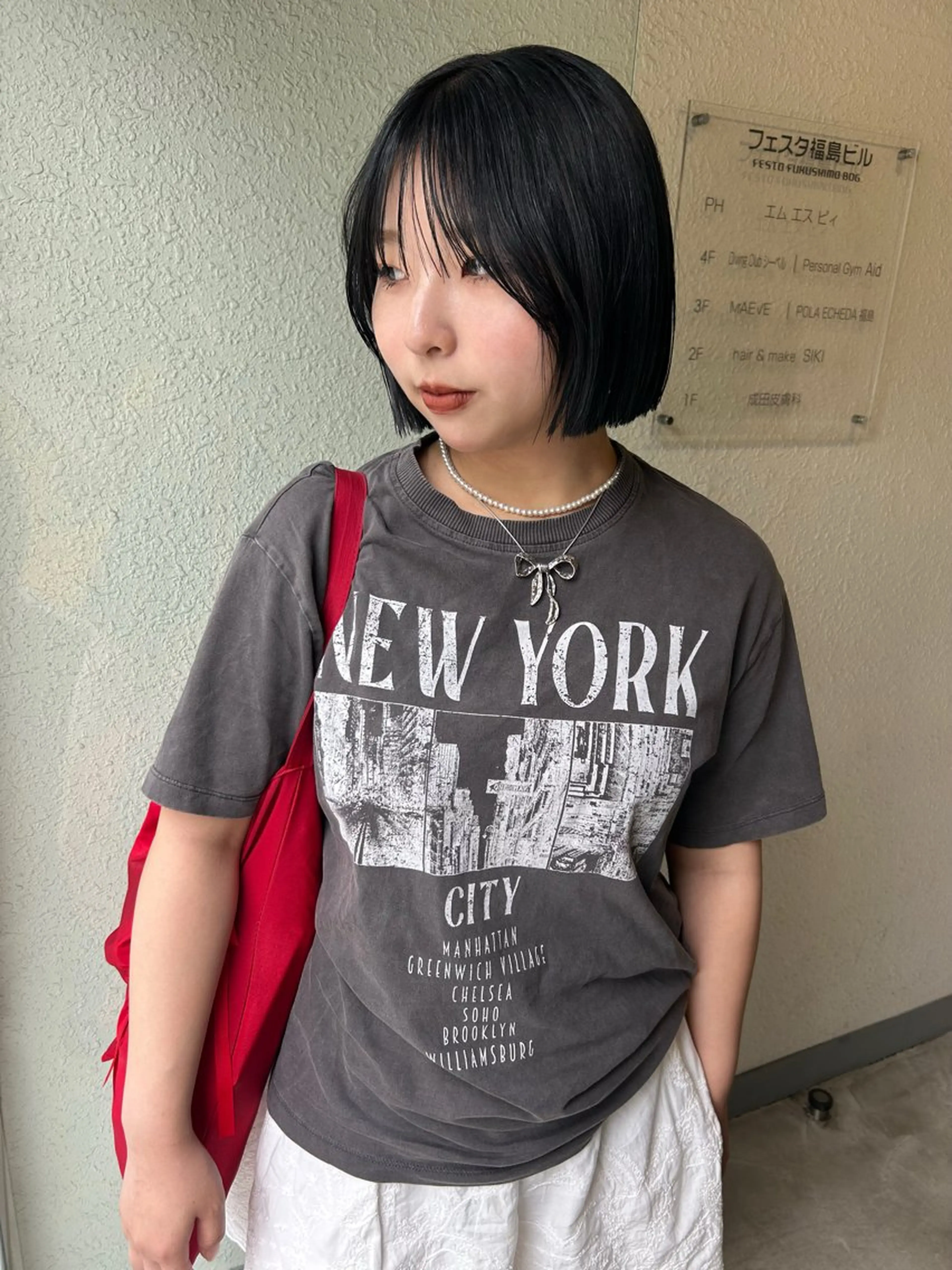 ミディアム sliver renのヘアスタイル