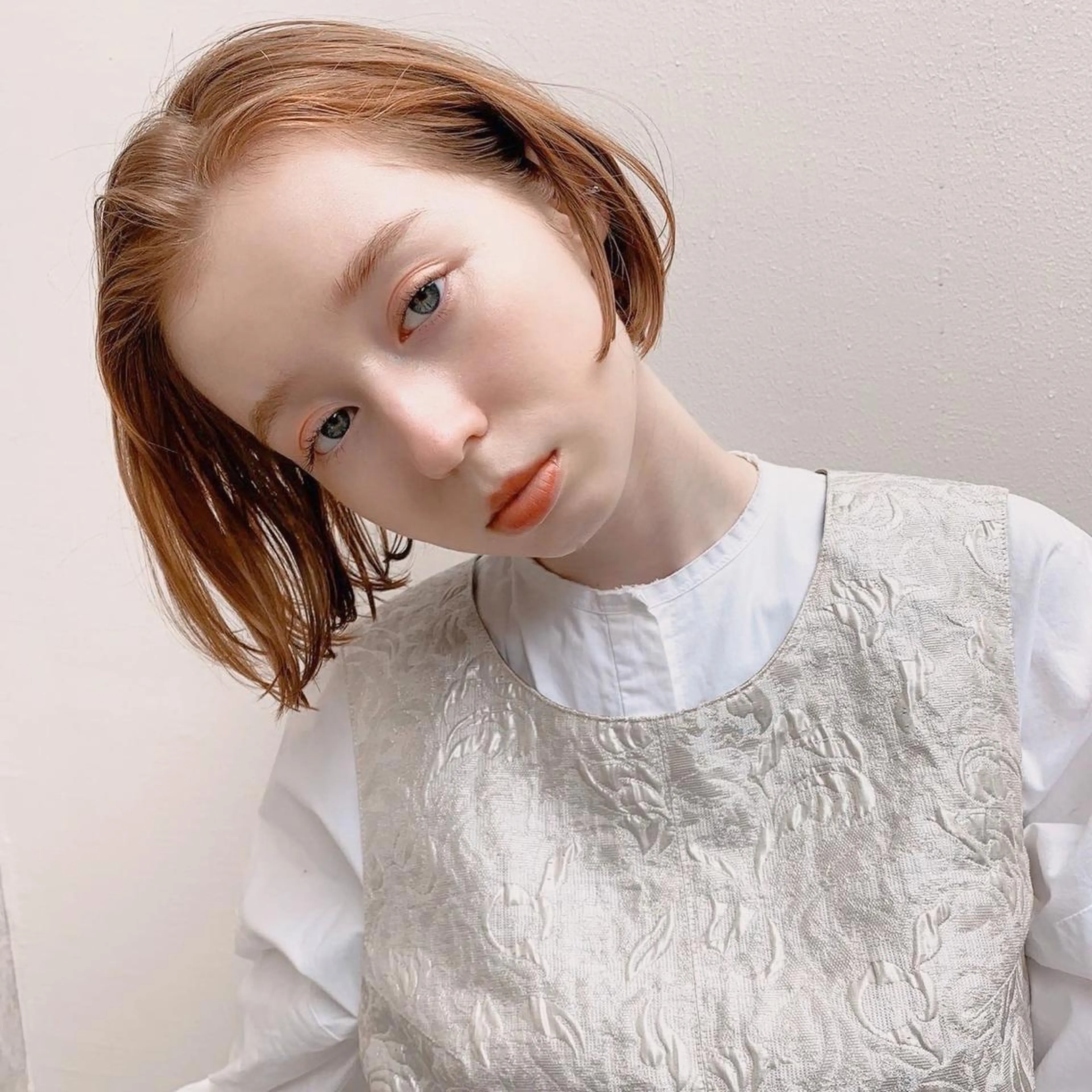 ショート カット ヘアカラー トリートメント 🌈ベージュ艶髪🌈 ボブ/ユウトのヘアスタイル