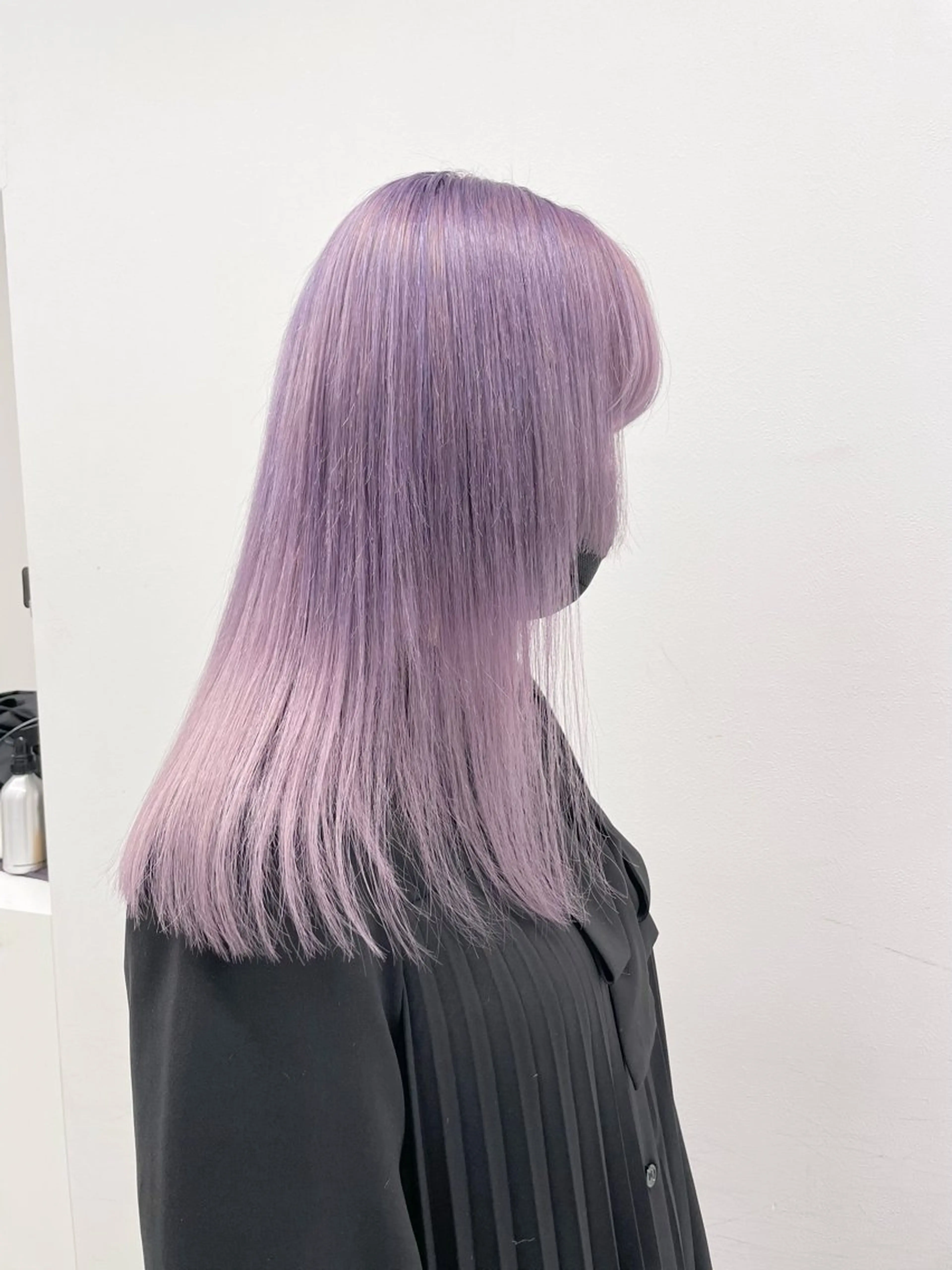 ミディアム カラー ヘアカラー 🤍💕ブリーチカラ ーAyaka💕🤍のヘアスタイル
