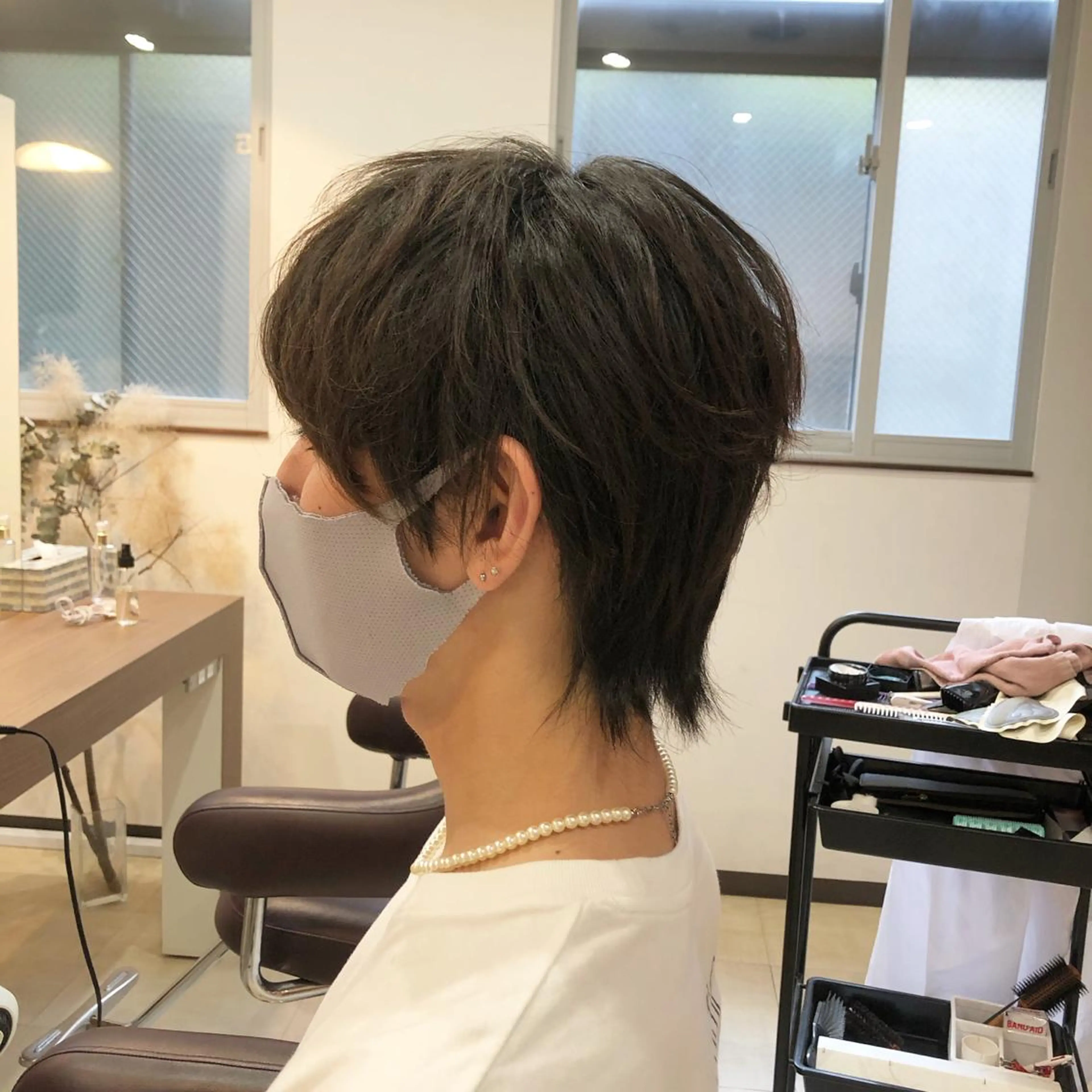 メンズ マッシュ メンズウルフカット ウルフカット SOL .✂︎ 松永李帆のヘアスタイル