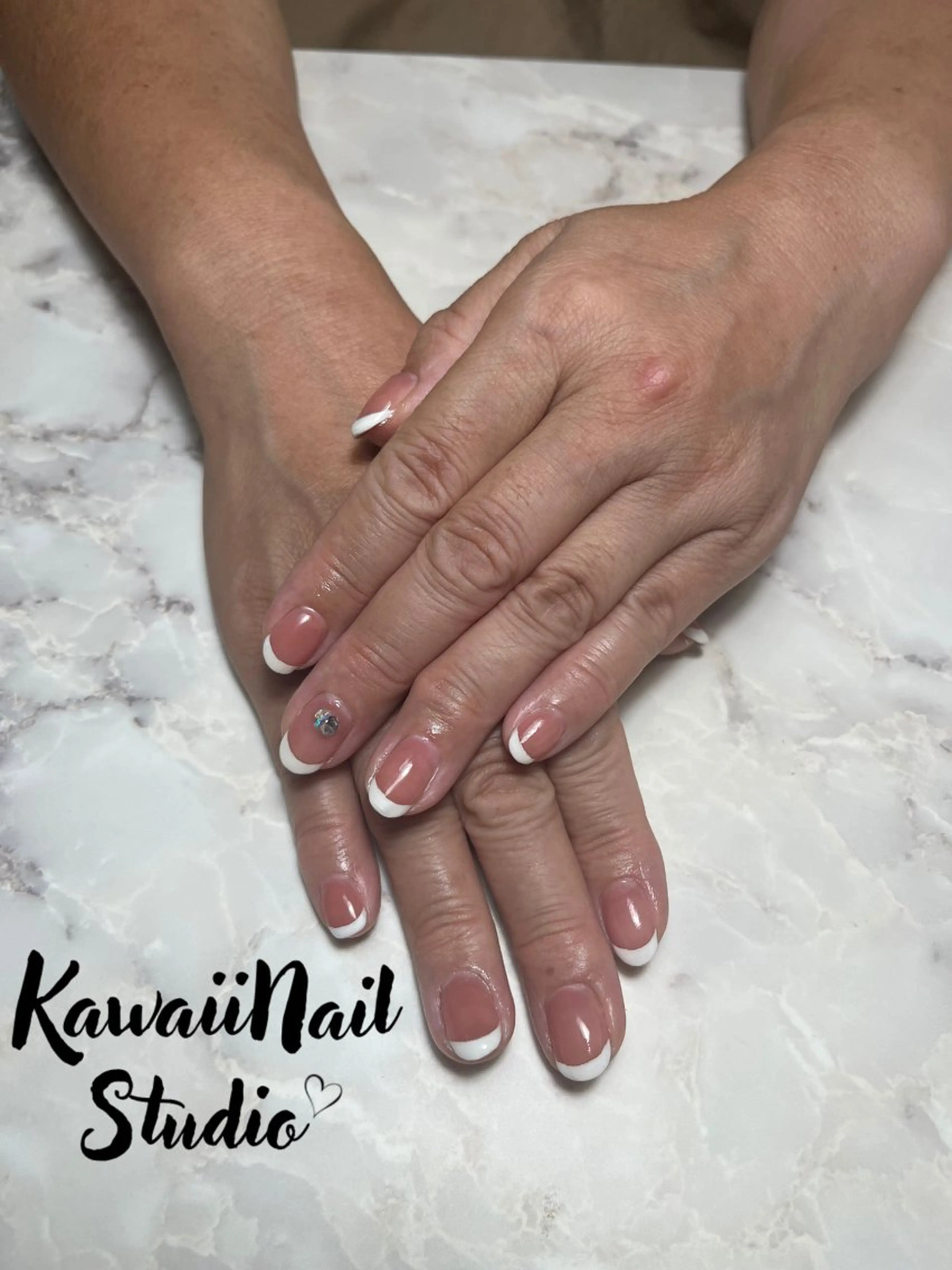 ネイル フレンチネイル シンプルネイル Kawaii nail studio所属・Kawaiinail studioのネイルデザイン