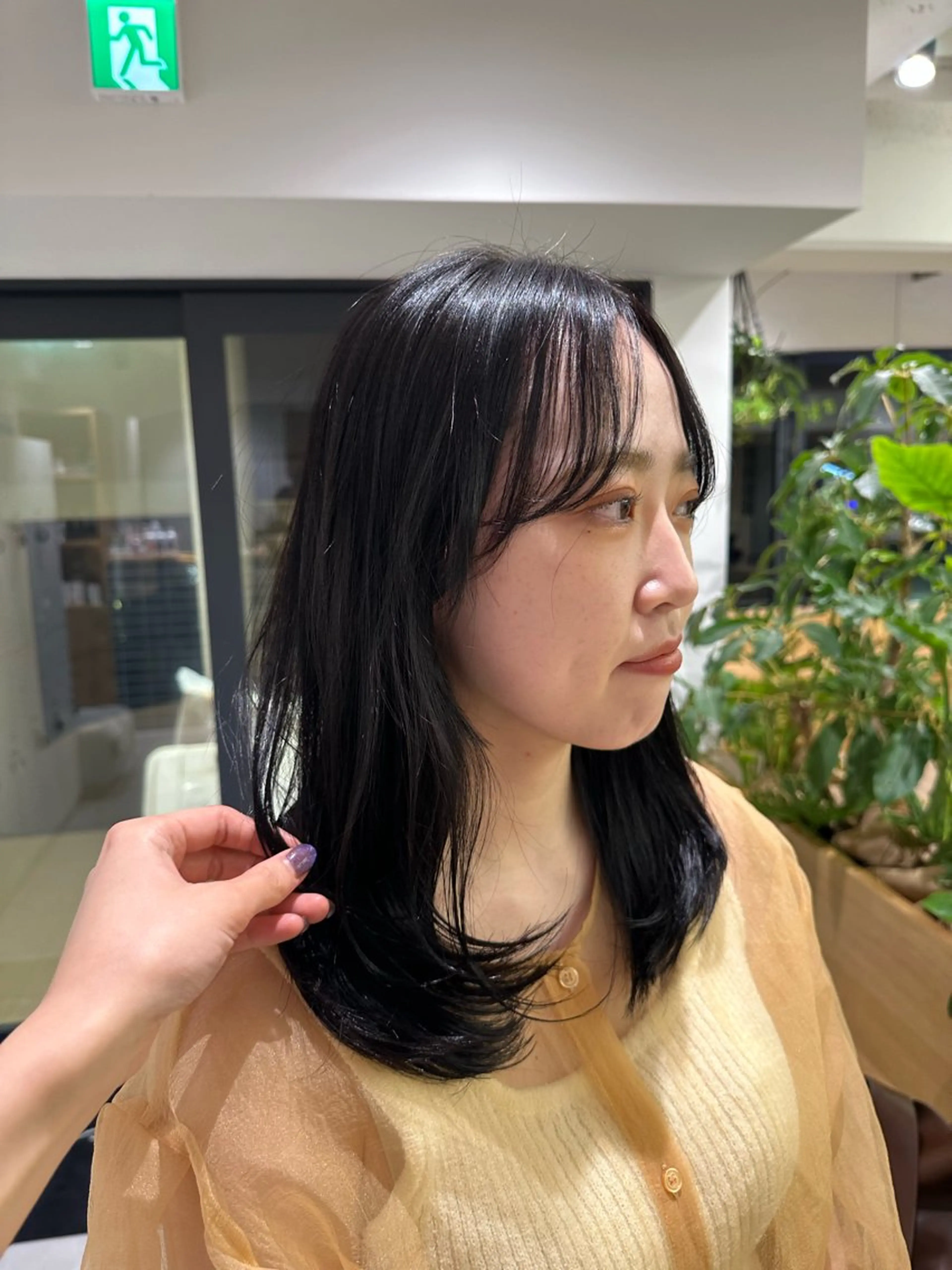 カラー 川上 彩夏のヘアスタイル