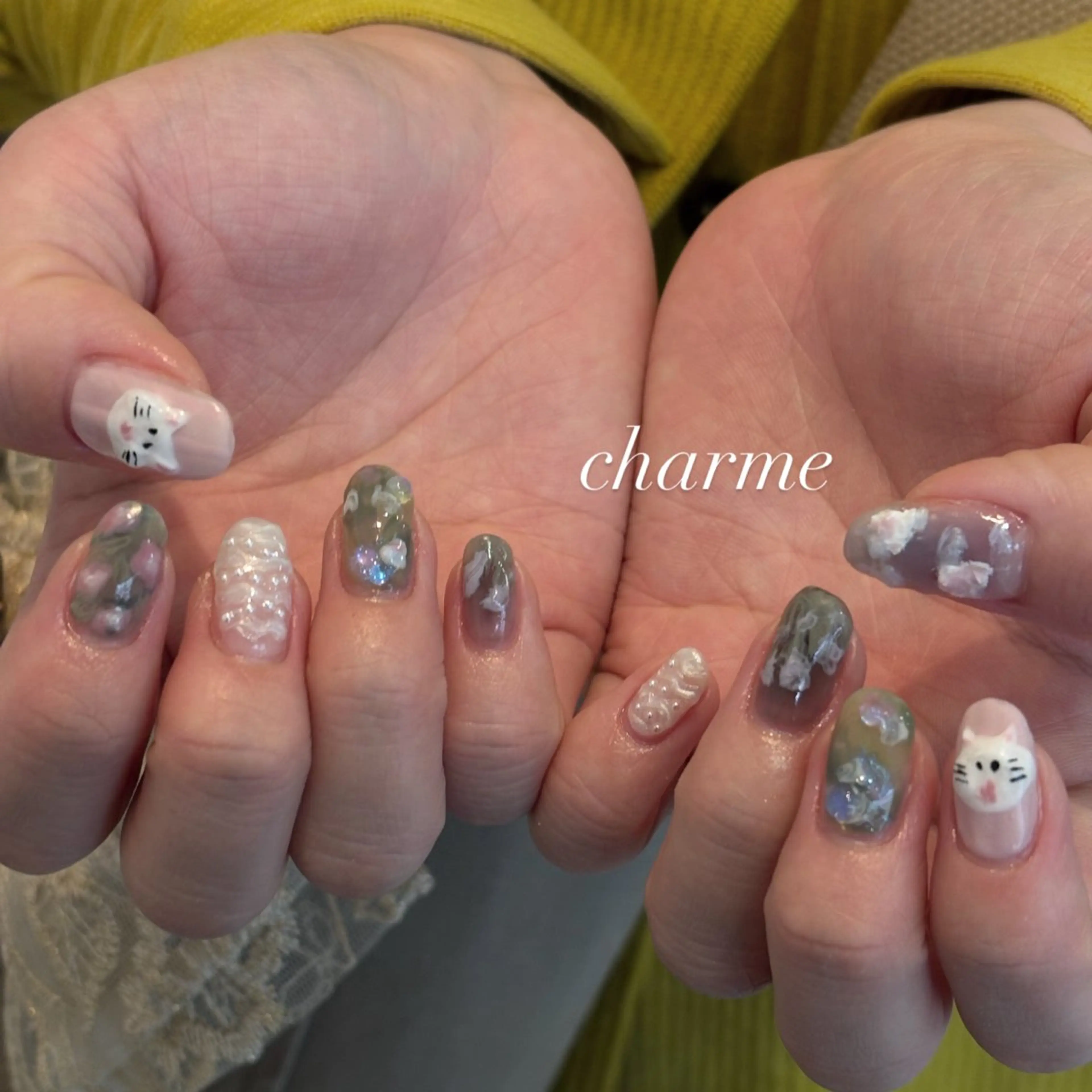 ネイル charme yuiのネイルデザイン
