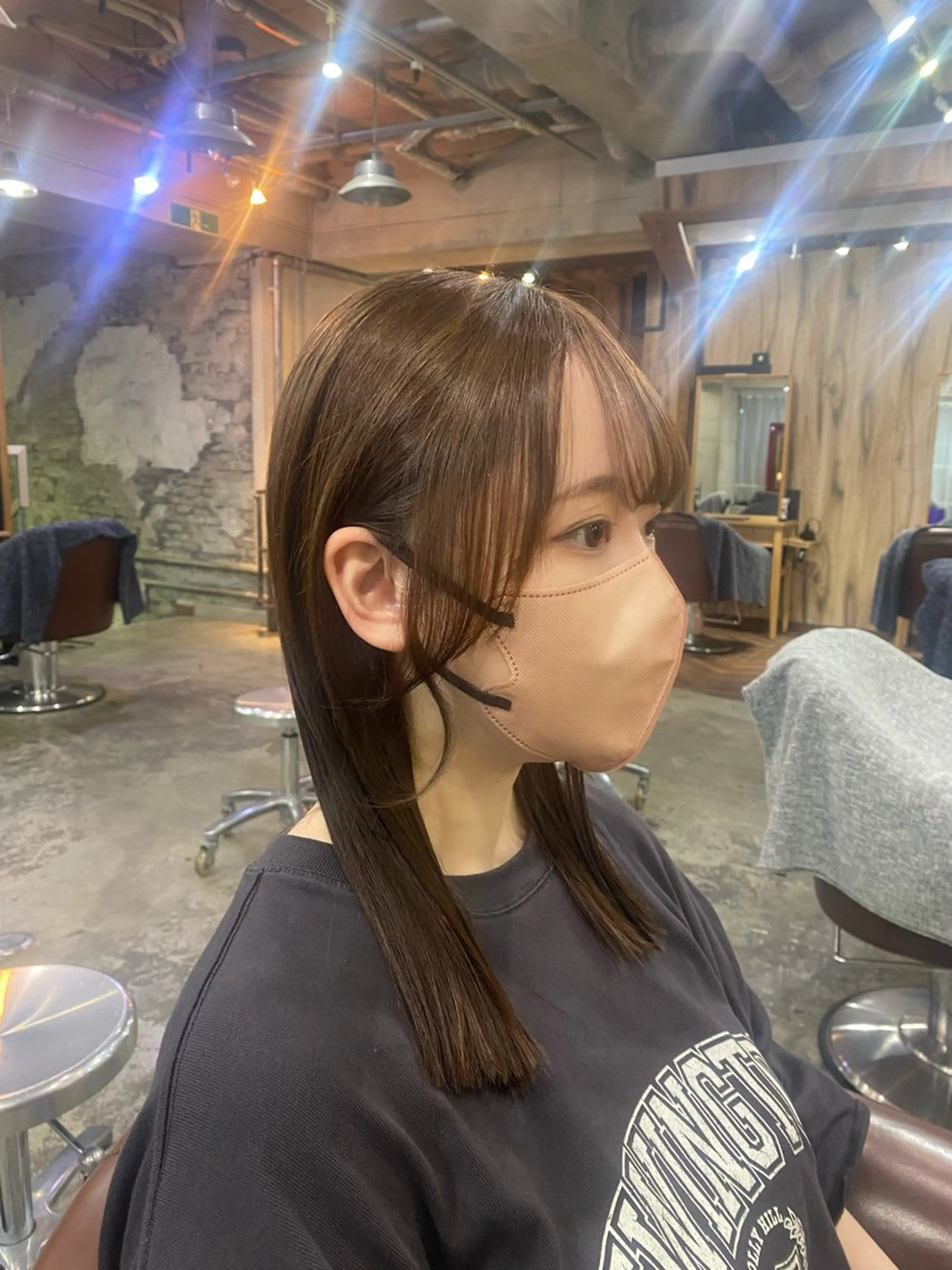セミロング 顔周りカット ARUE所属・🎀🫧Oyama Riri🫧🎀のヘアスタイル