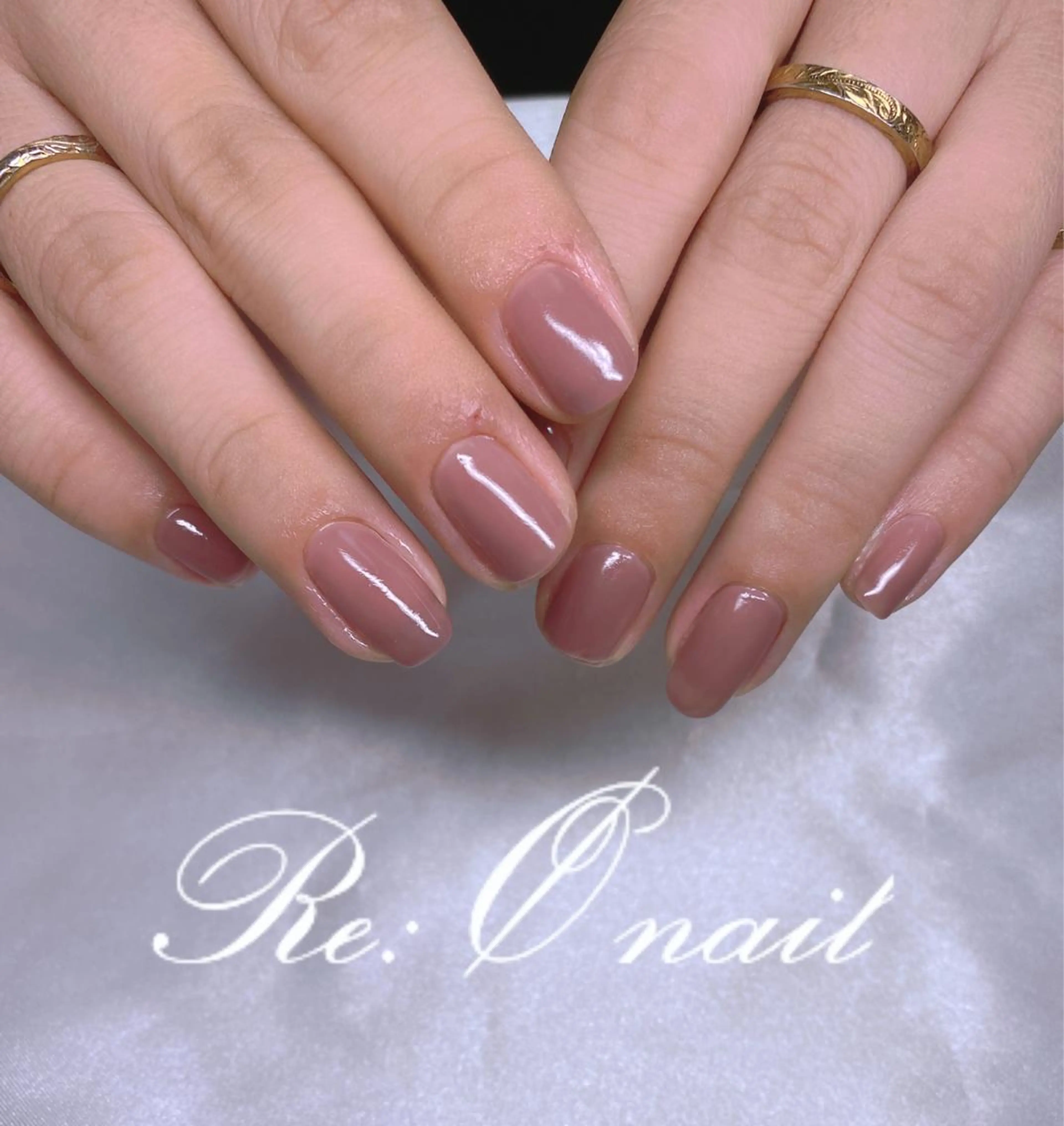 ネイル ワンカラーネイル ハンドネイル Re:Ø nail 🩵TSUJIのネイルデザイン