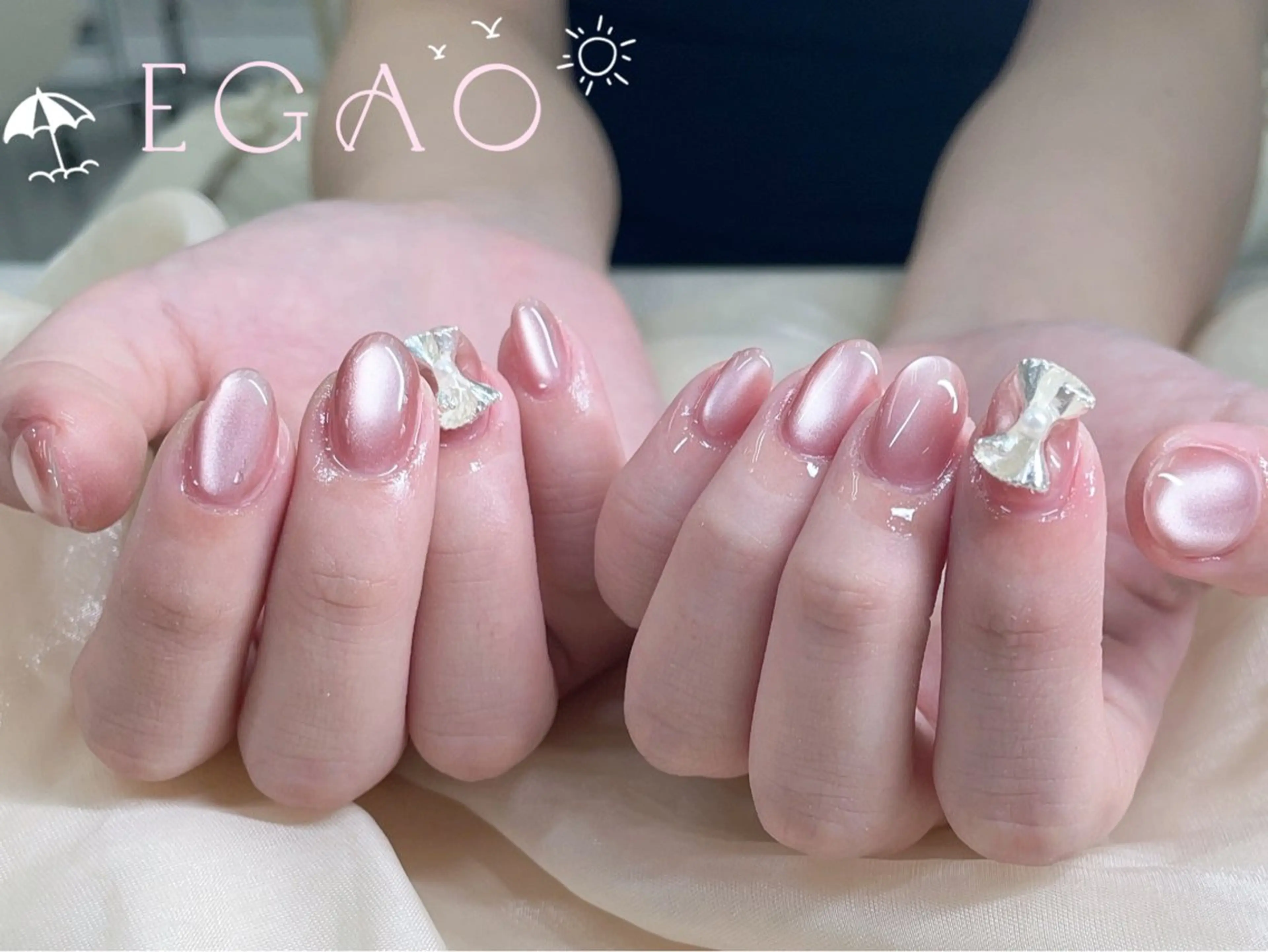 ネイル アートネイル フットネイル フレンチネイル ジェルネイル グラデーション ハンドネイル Egao Nail Salonのネイルデザイン