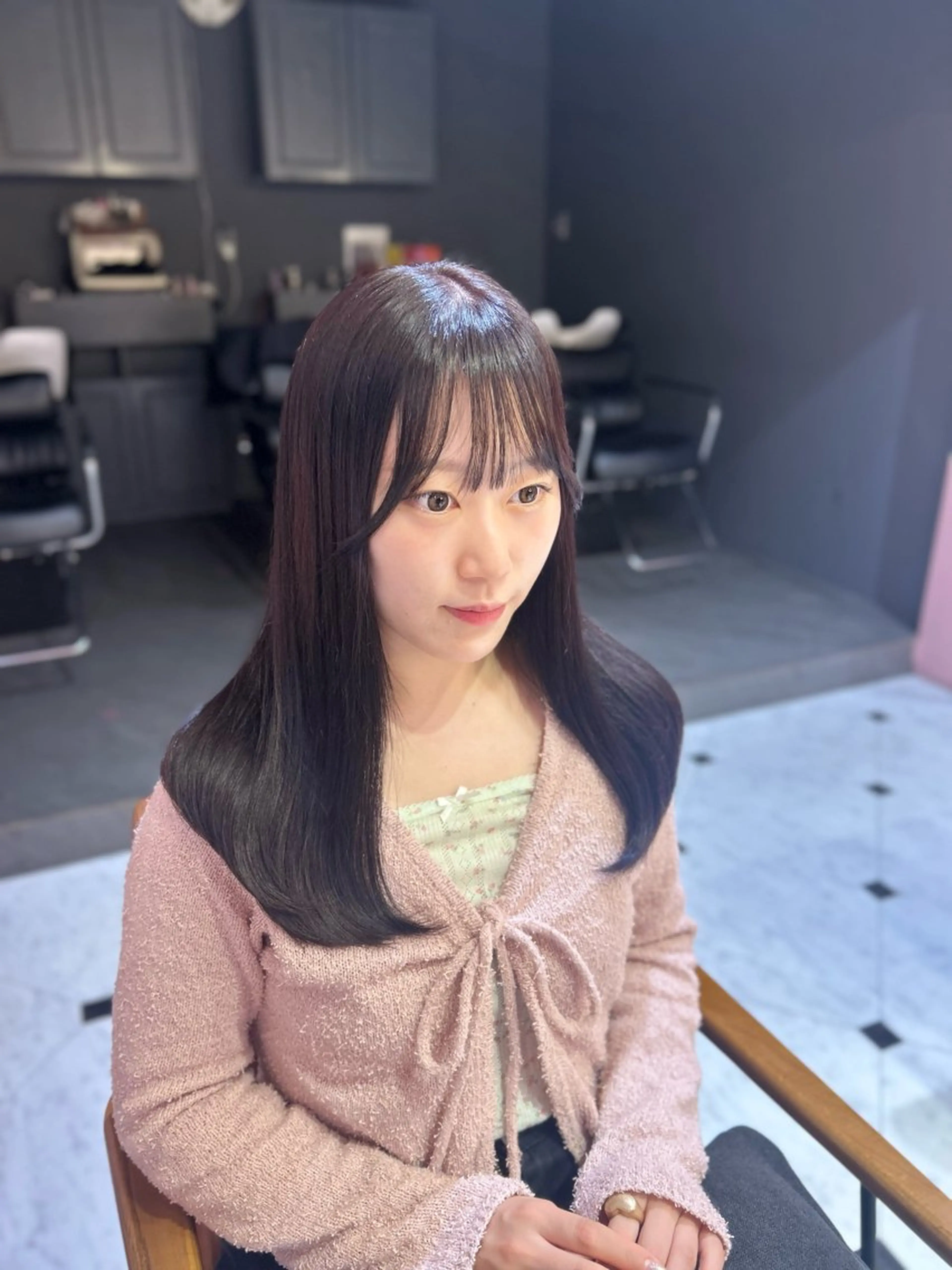 ロング カラー ヘアカラー トリートメント fish所属・横浜/レイヤー/ボブ shiira👼🏻のヘアスタイル
