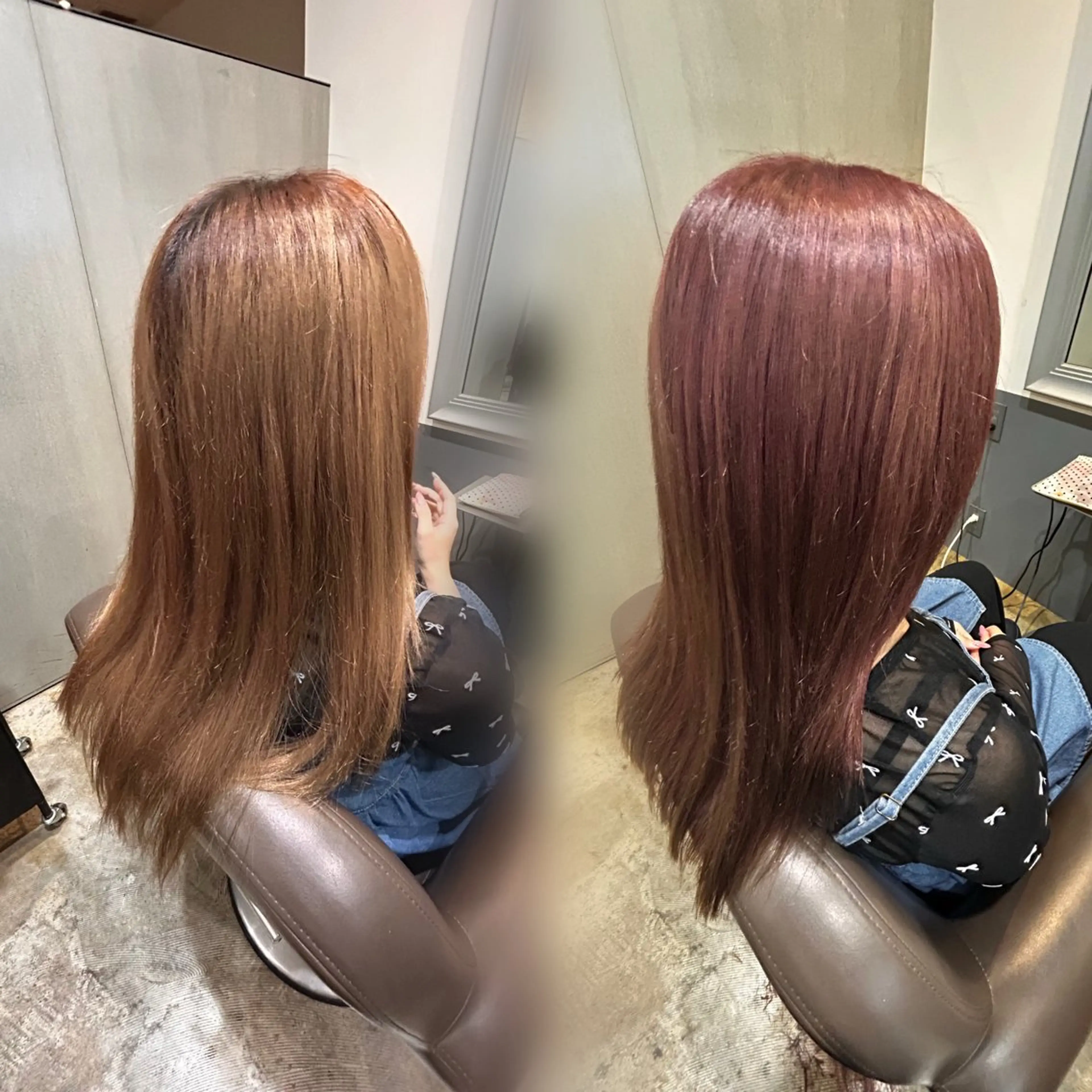 ロング カラー ヘアカラー Rapport 千聖のヘアスタイル