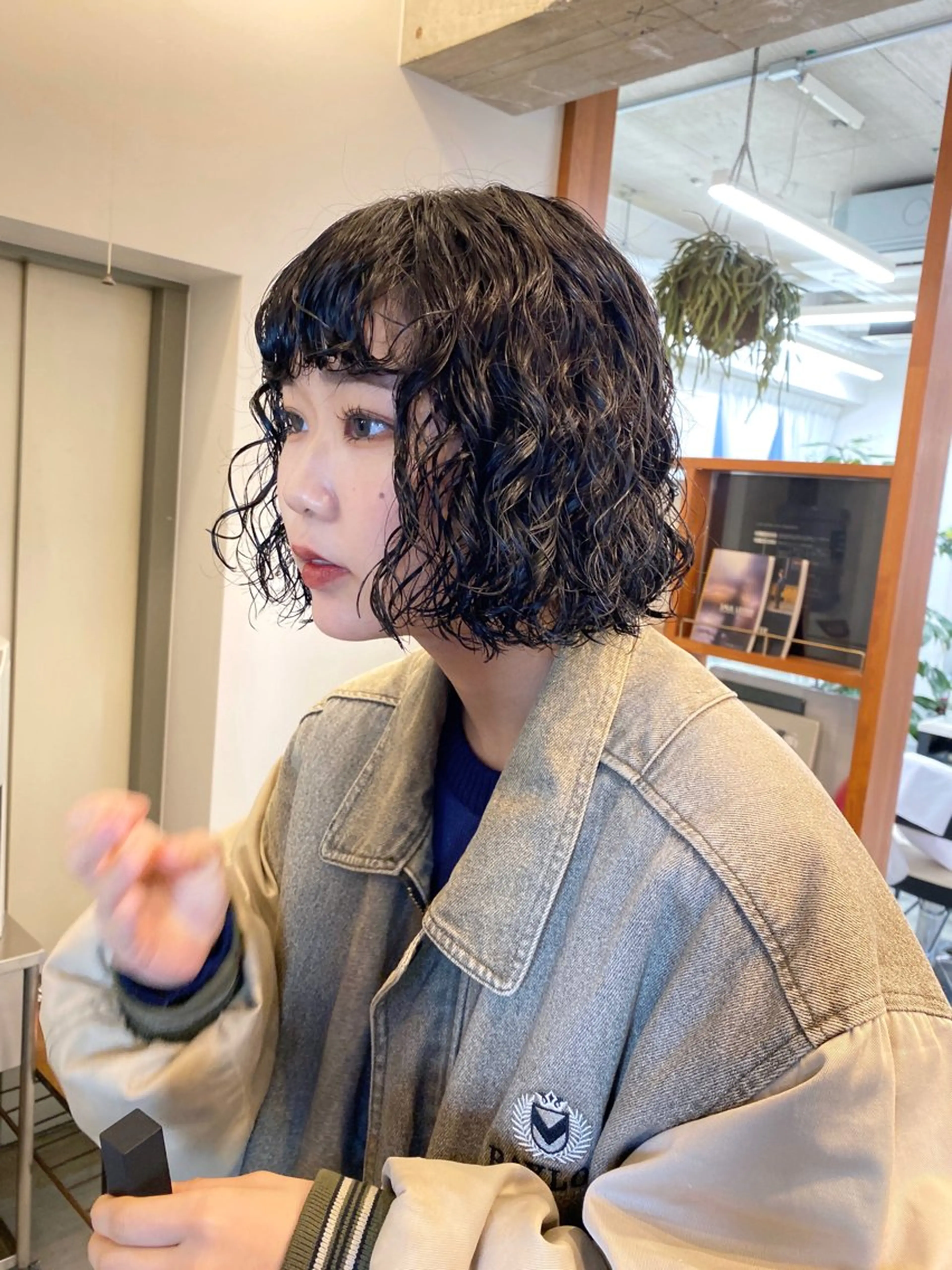ショート パーマ ボブ カット パーマ ツジヒカル /くるくるパーマのヘアスタイル