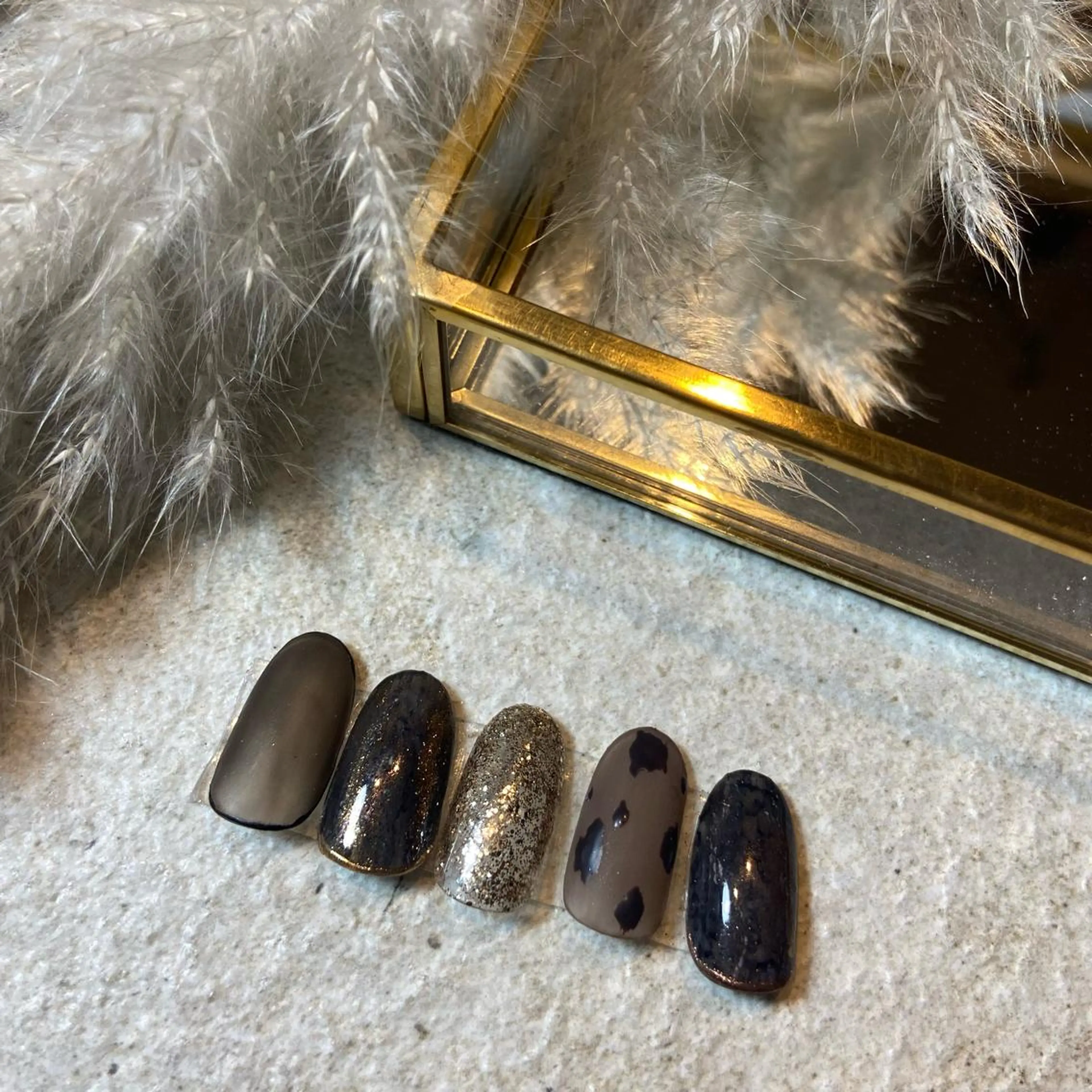 ネイル アニマル柄 アートネイル 長さ出し フットネイル フレンチネイル エステティックサロン Liente(リアンテ）所属・Hashimoto .のエステ・リラクイメージ