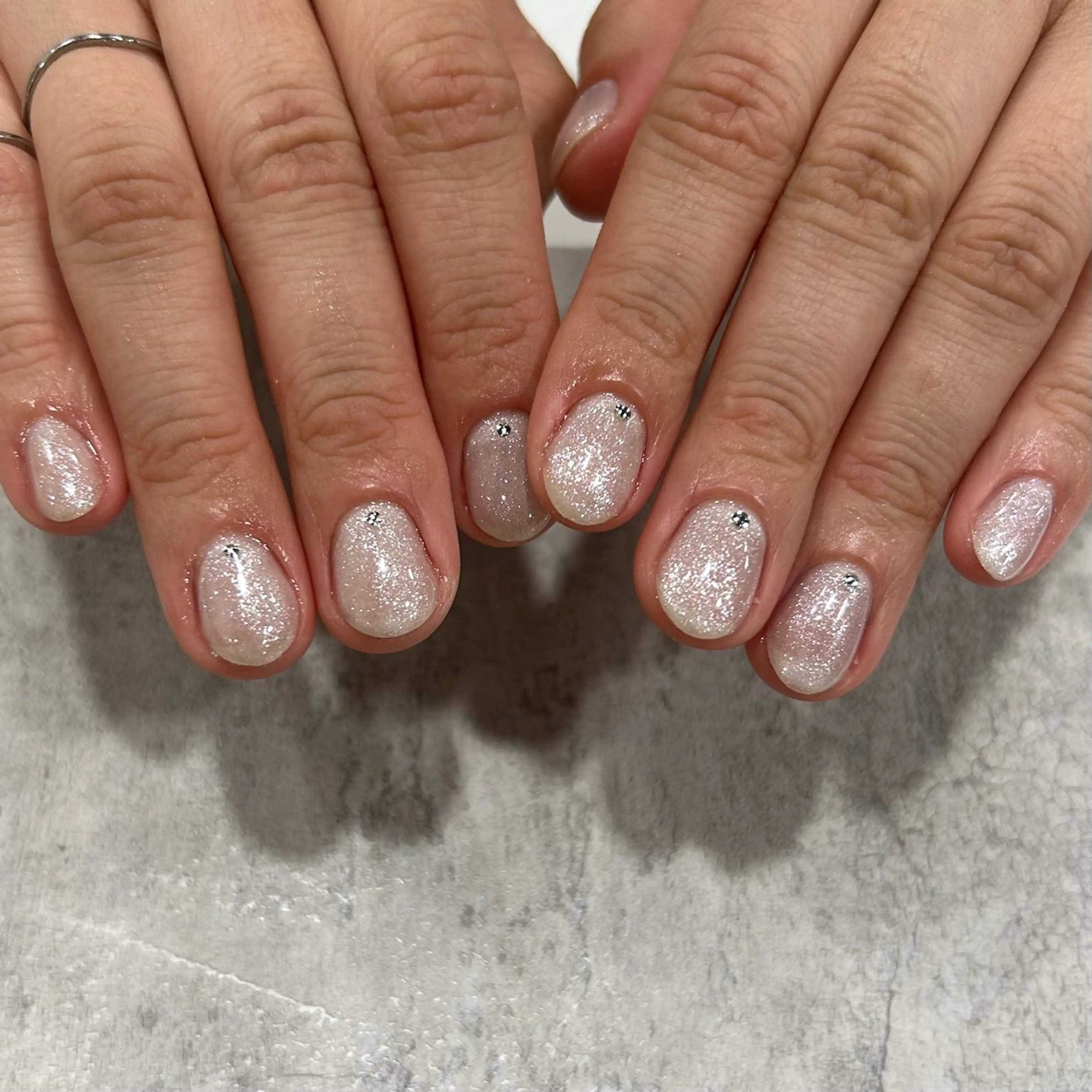 ネイル ワンカラーネイル Allure 小山店 結咲(ゆいさ)のネイルデザイン