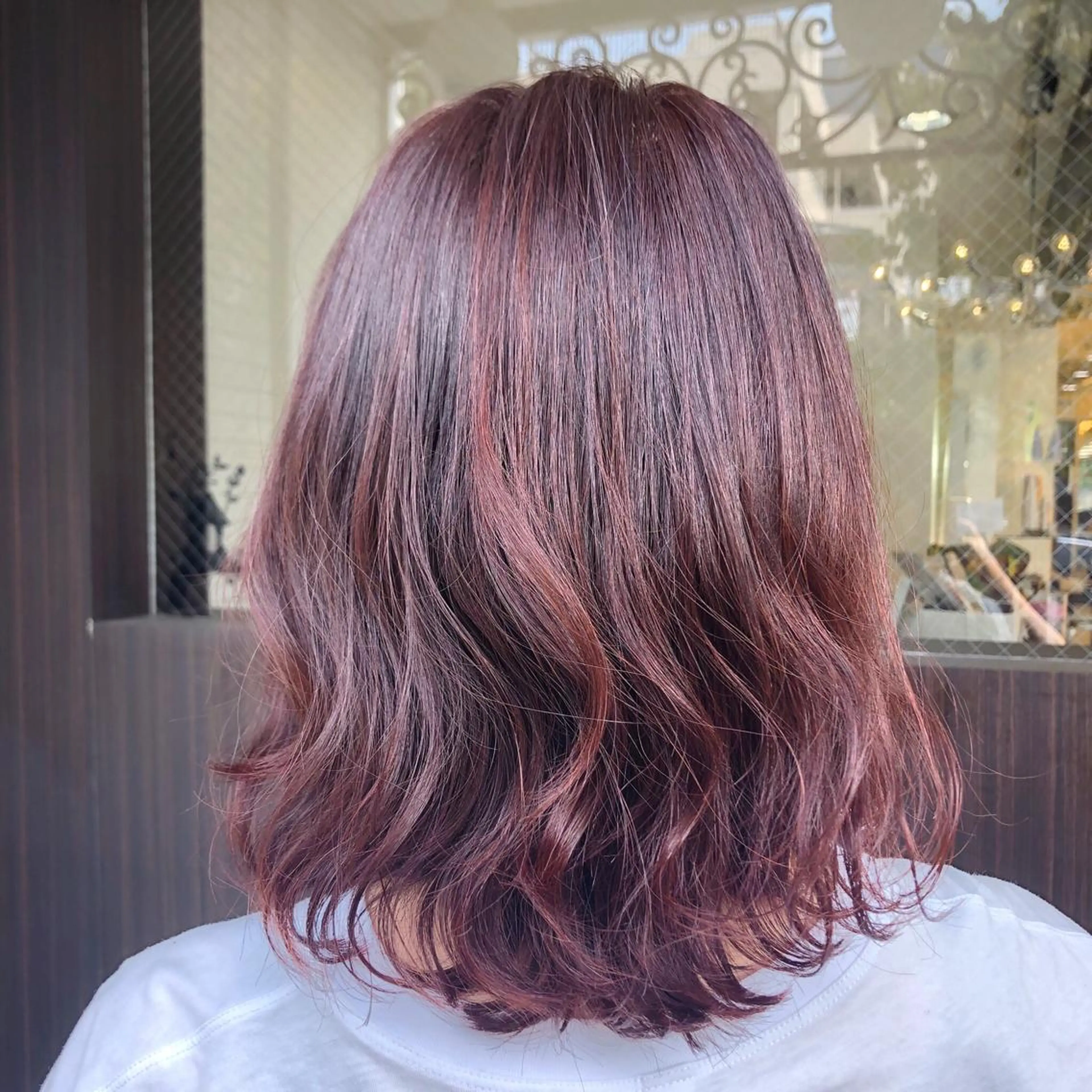 ミディアム カラー イルミナカラー ピンクカラー これた🧸ヘアメ職人 ♡髪質改善♡カラーのヘアスタイル