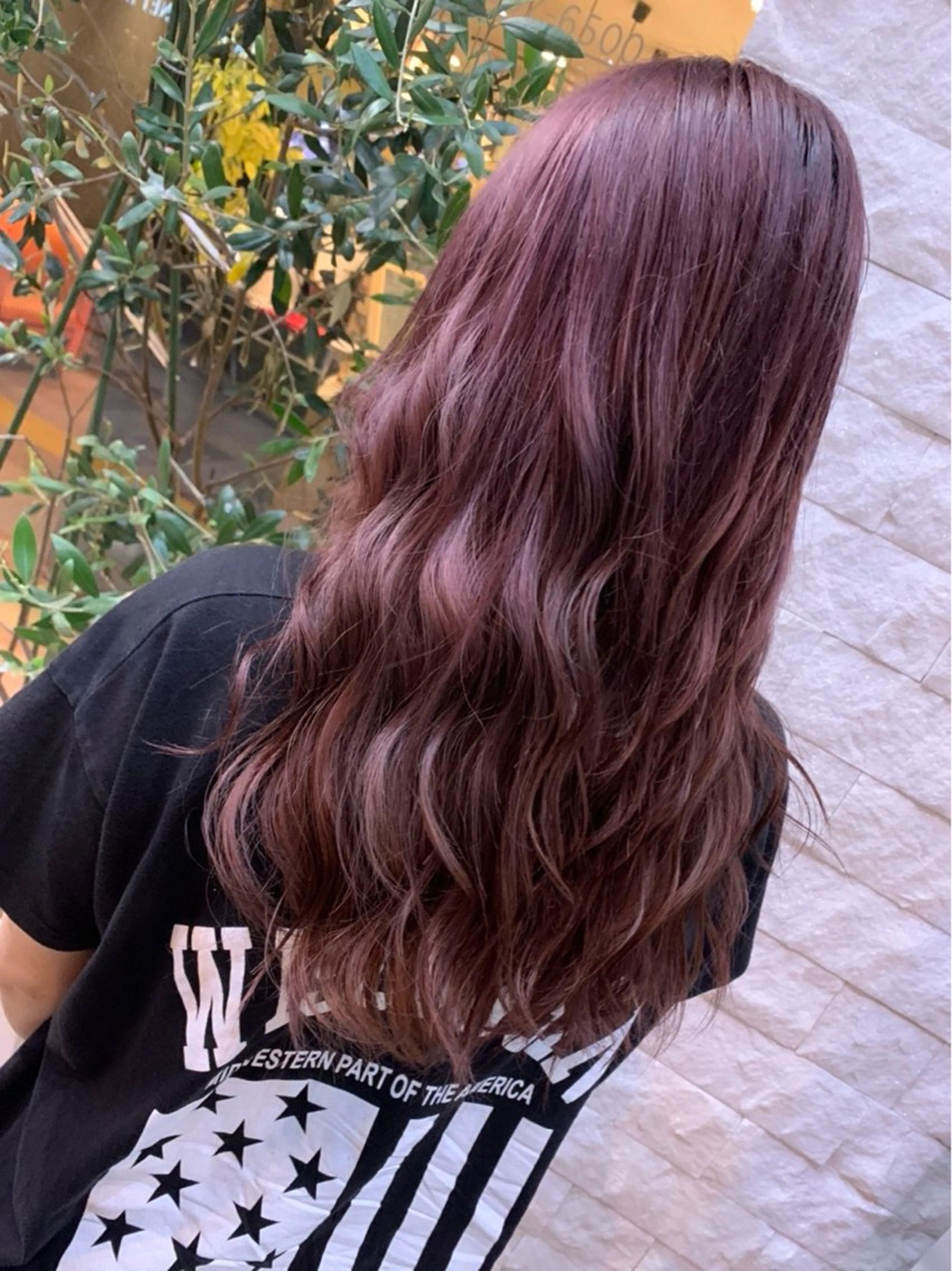 ロング カラー ヘアカラー 栗田 将成のヘアスタイル