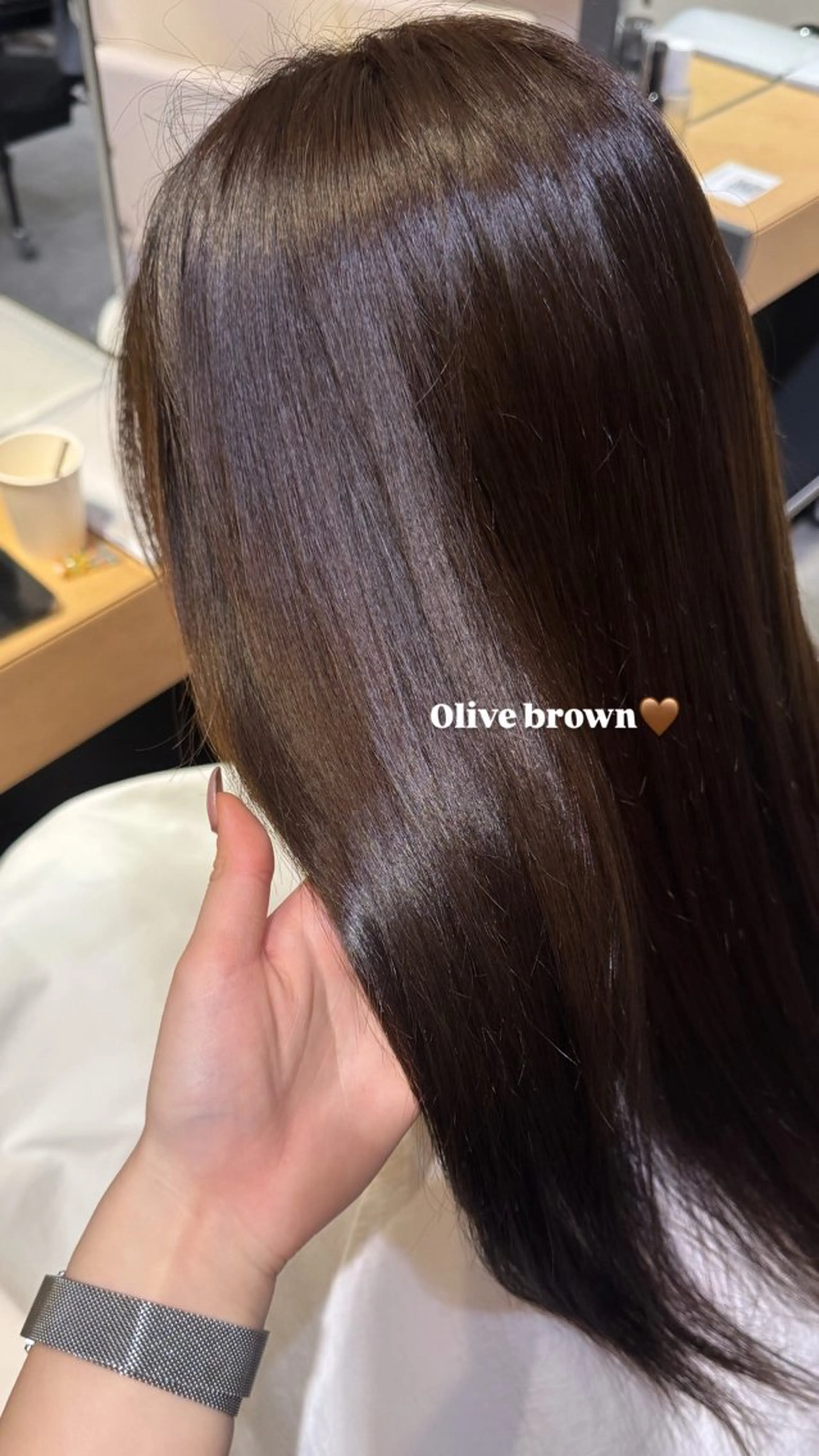 セミロング ヘアカラー ひめな🎀 colormodelのヘアスタイル