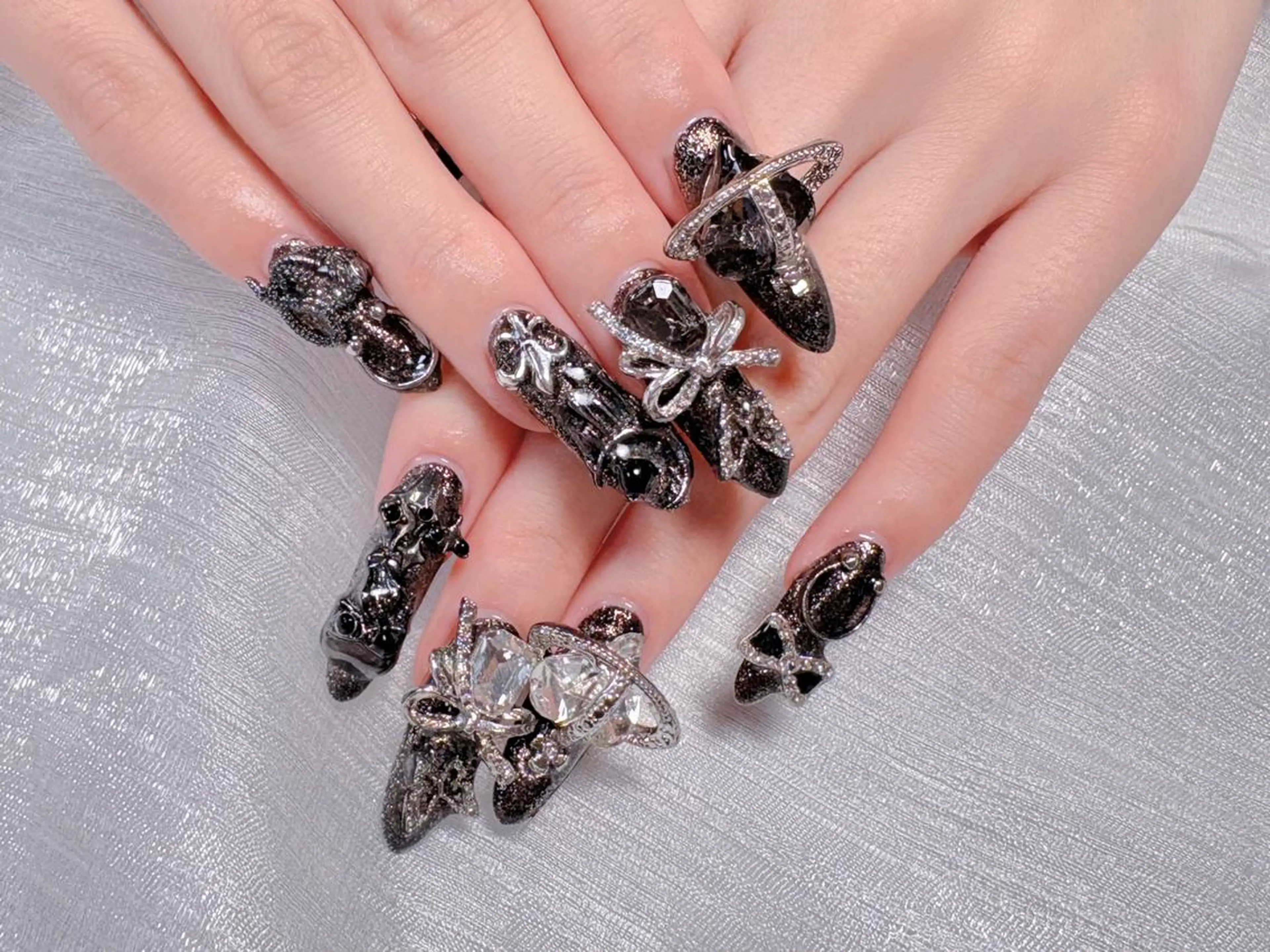 ネイル ハンドネイル 💙羽生 彩光💙のネイルデザイン