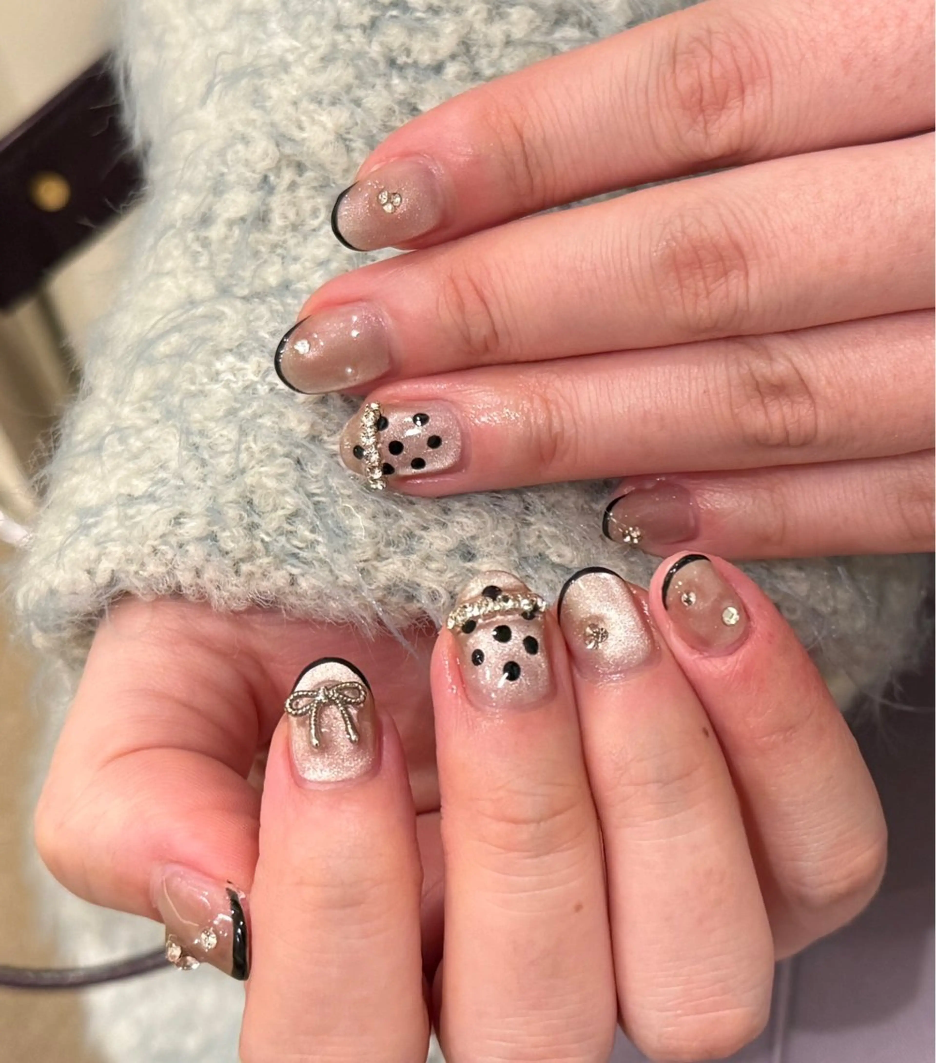 ネイル カジュアル 卒業式 ハート オフィスネイル ピンク H&Bsalon カイのネイルデザイン