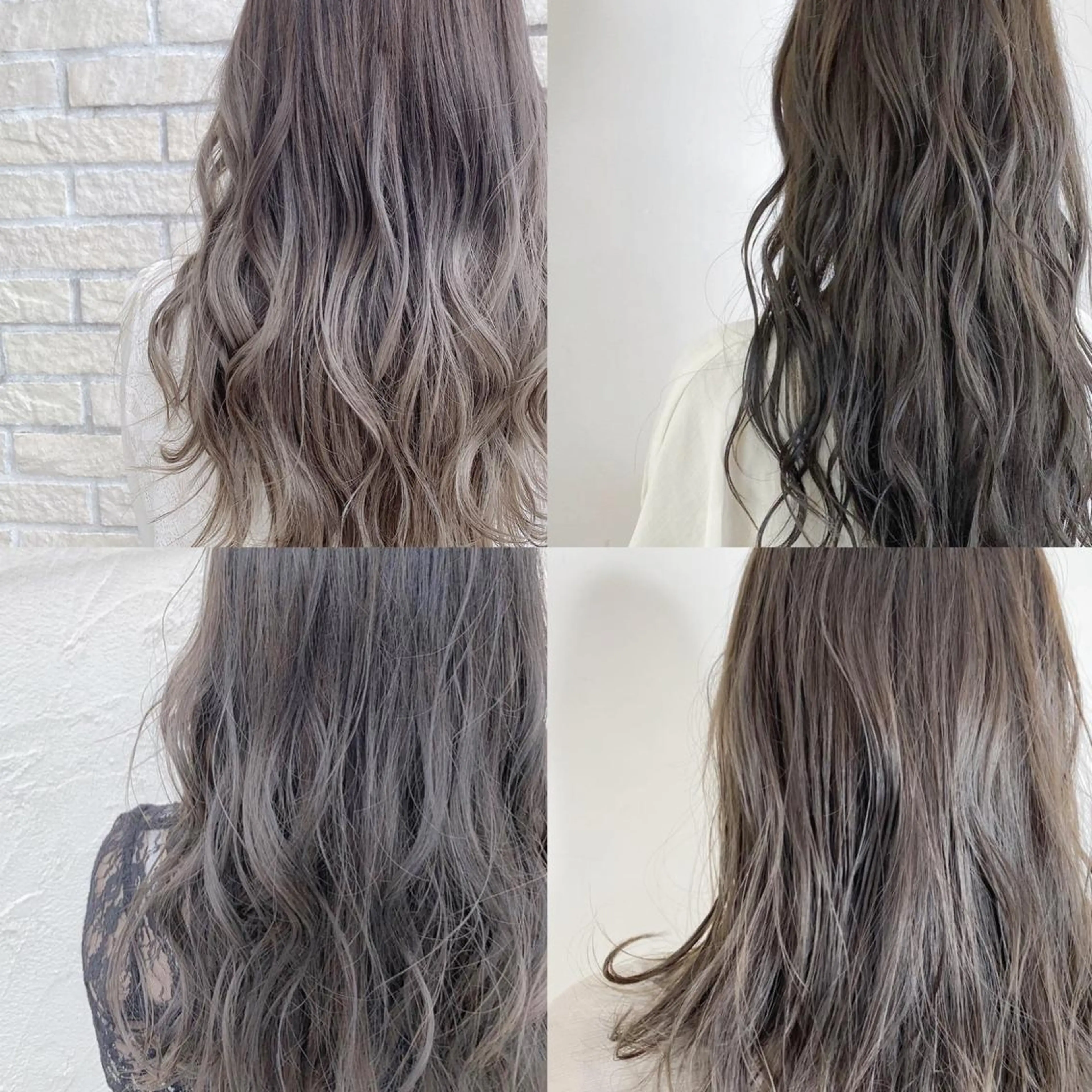 ミディアム カラー ミディアムパーマ ベージュカラー ブリーチ ブラウンカラー グレージュ ヘアカラー トリートメント ミルクティーレイヤー 大澤竜馬のヘアスタイル