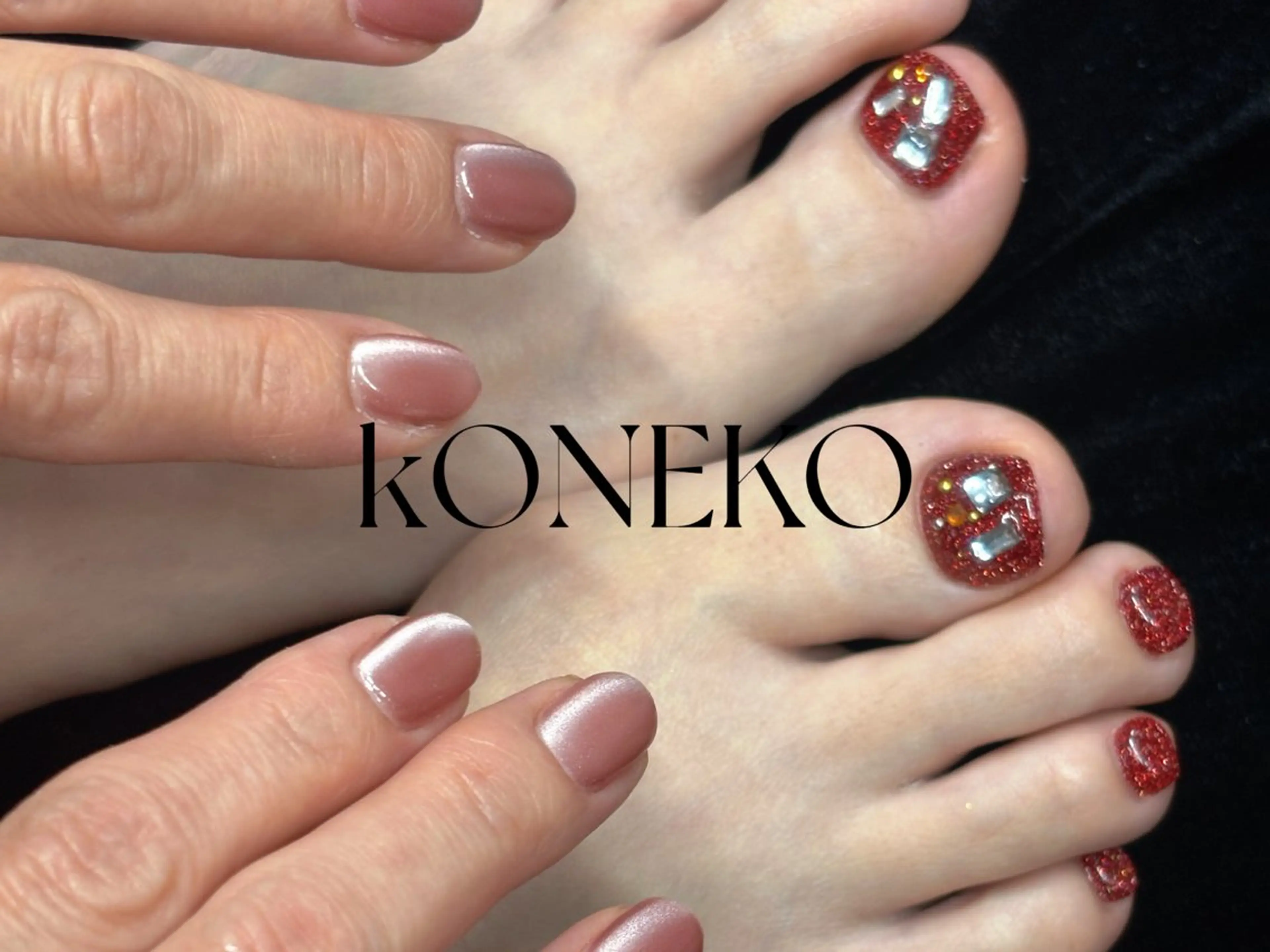 ネイル ハンドネイル フットネイル ハンドケア コネコ ネイルサロンのネイルデザイン