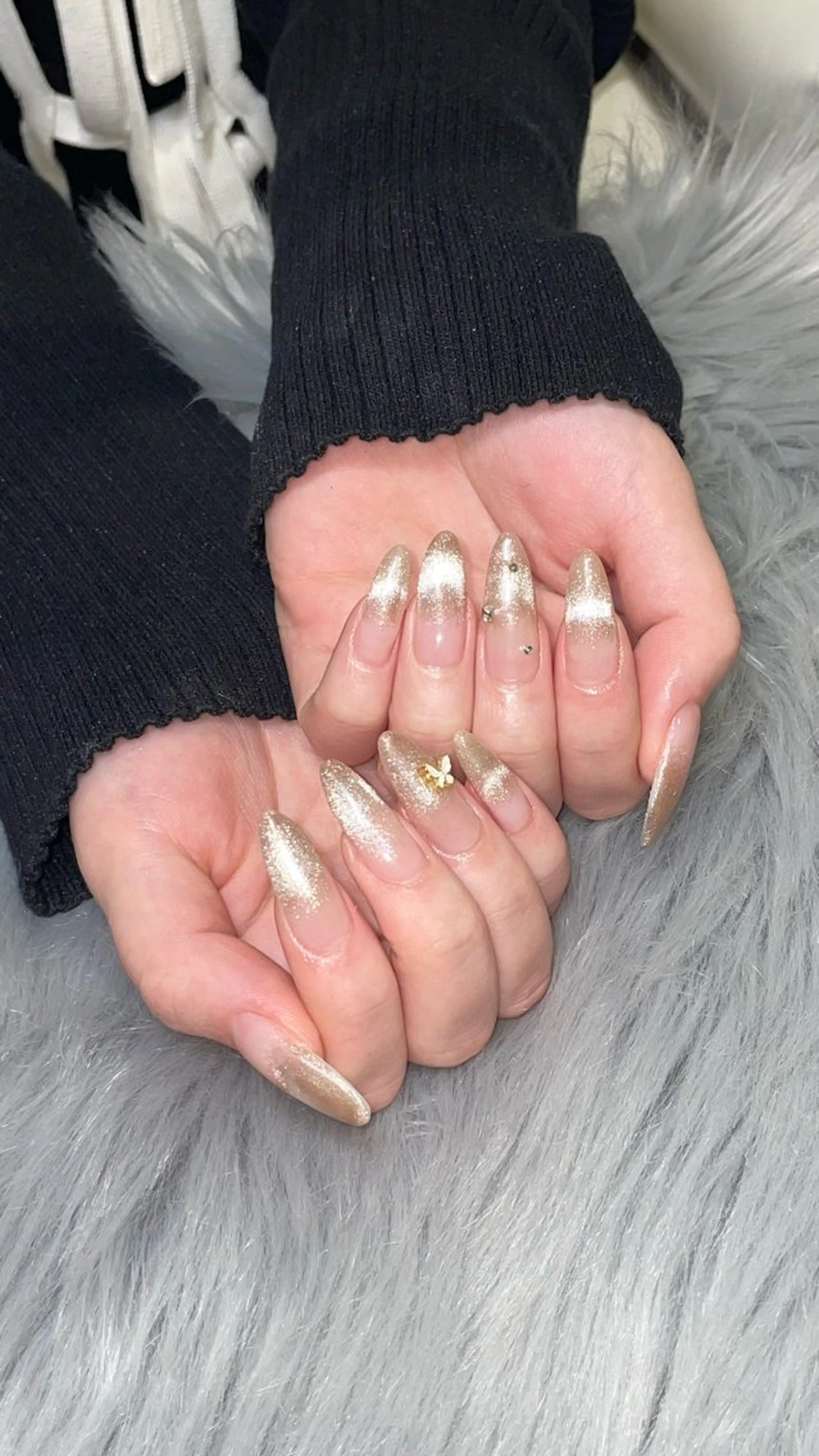 ネイル ラメ(グリッター) RICO NAIL所属・RICO Nail パーツつけ放題🌈のネイルデザイン