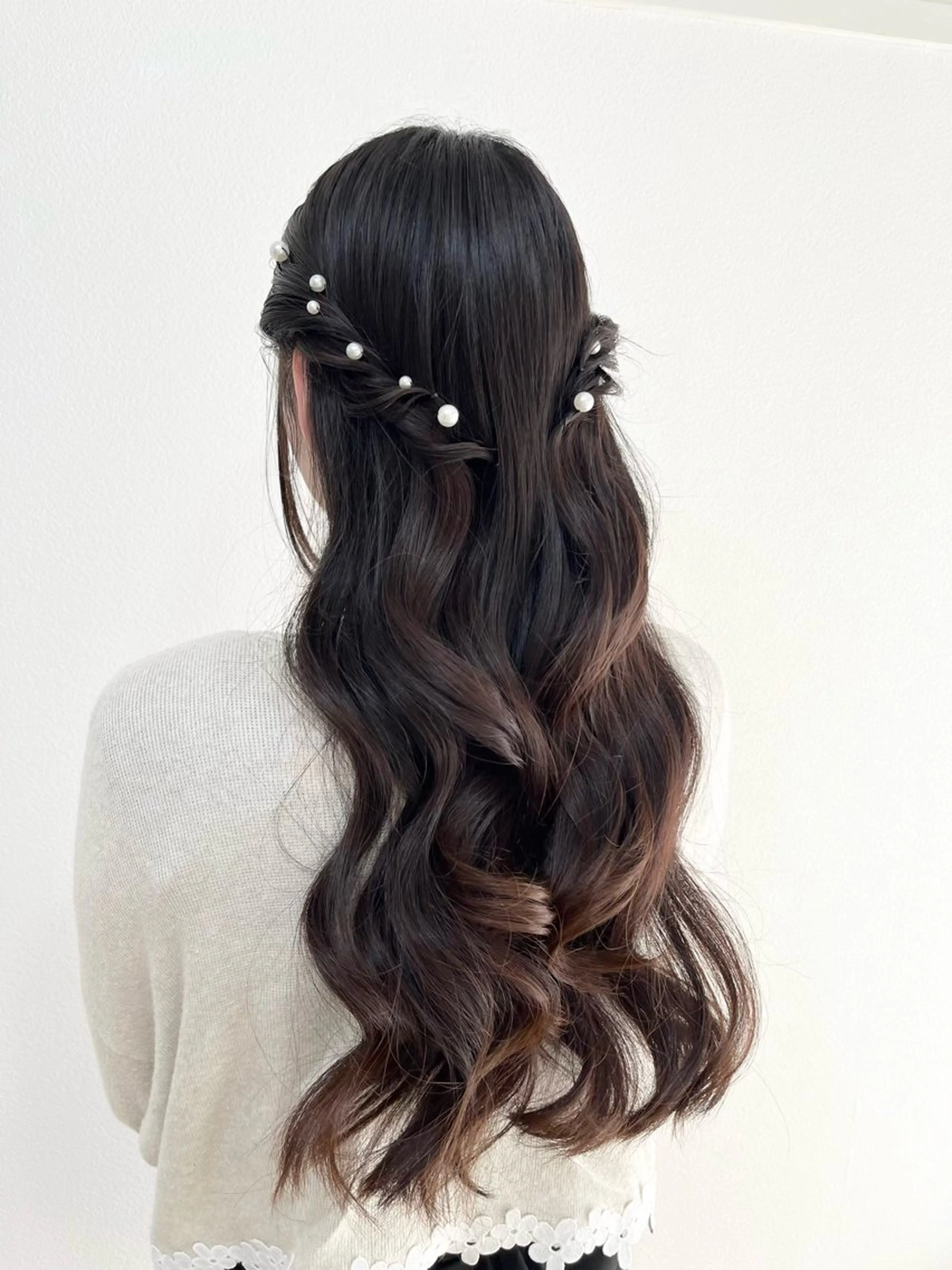 ロング ヘアアレンジ ヘアセットサロン /上坪愛美のヘアスタイル