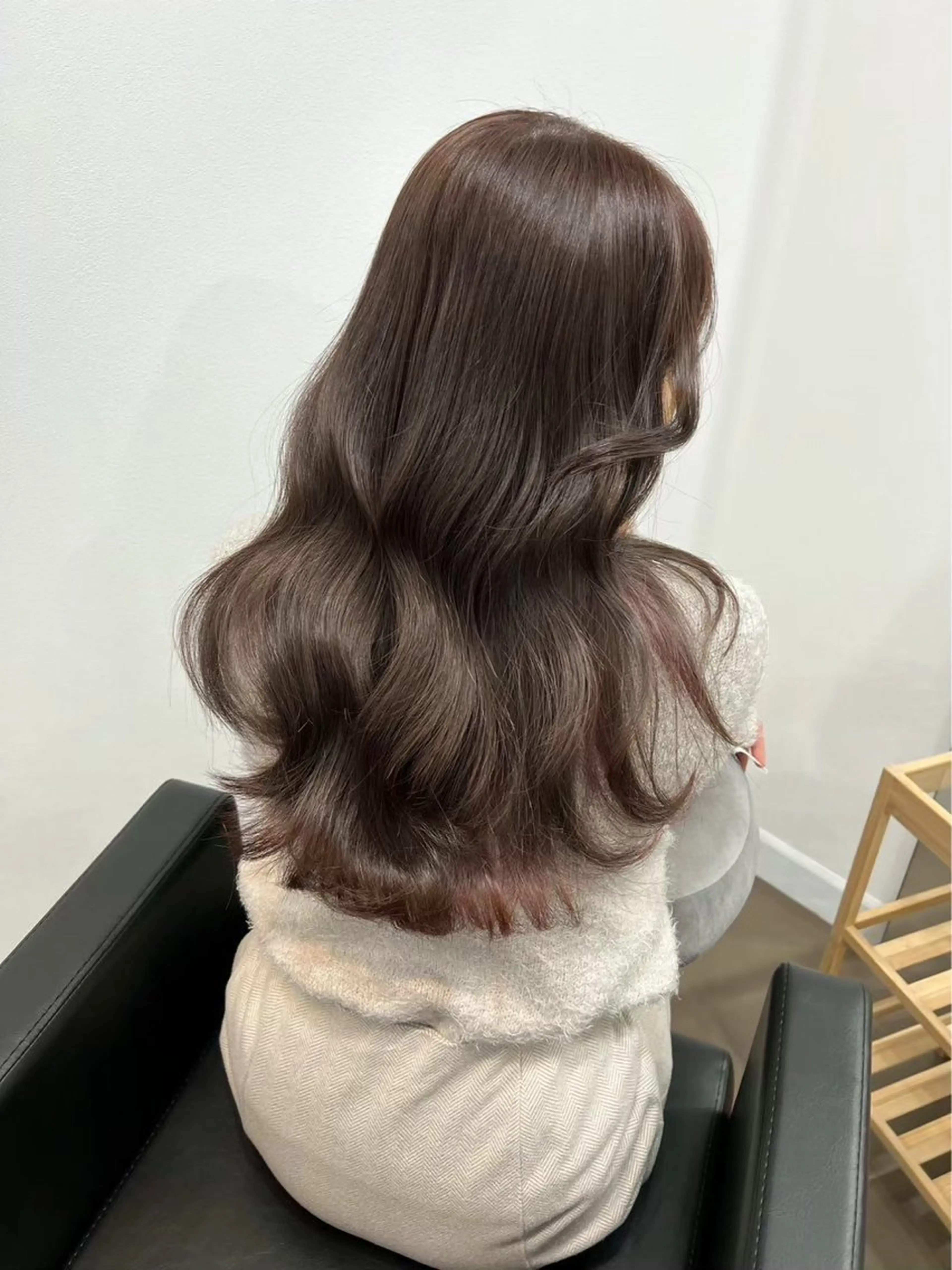 ロング カラー 透明感カラー レイヤーカット カット ヘアカラー トリートメント 透明感カラー特化/ ベージュ/梅田/英輝のヘアスタイル