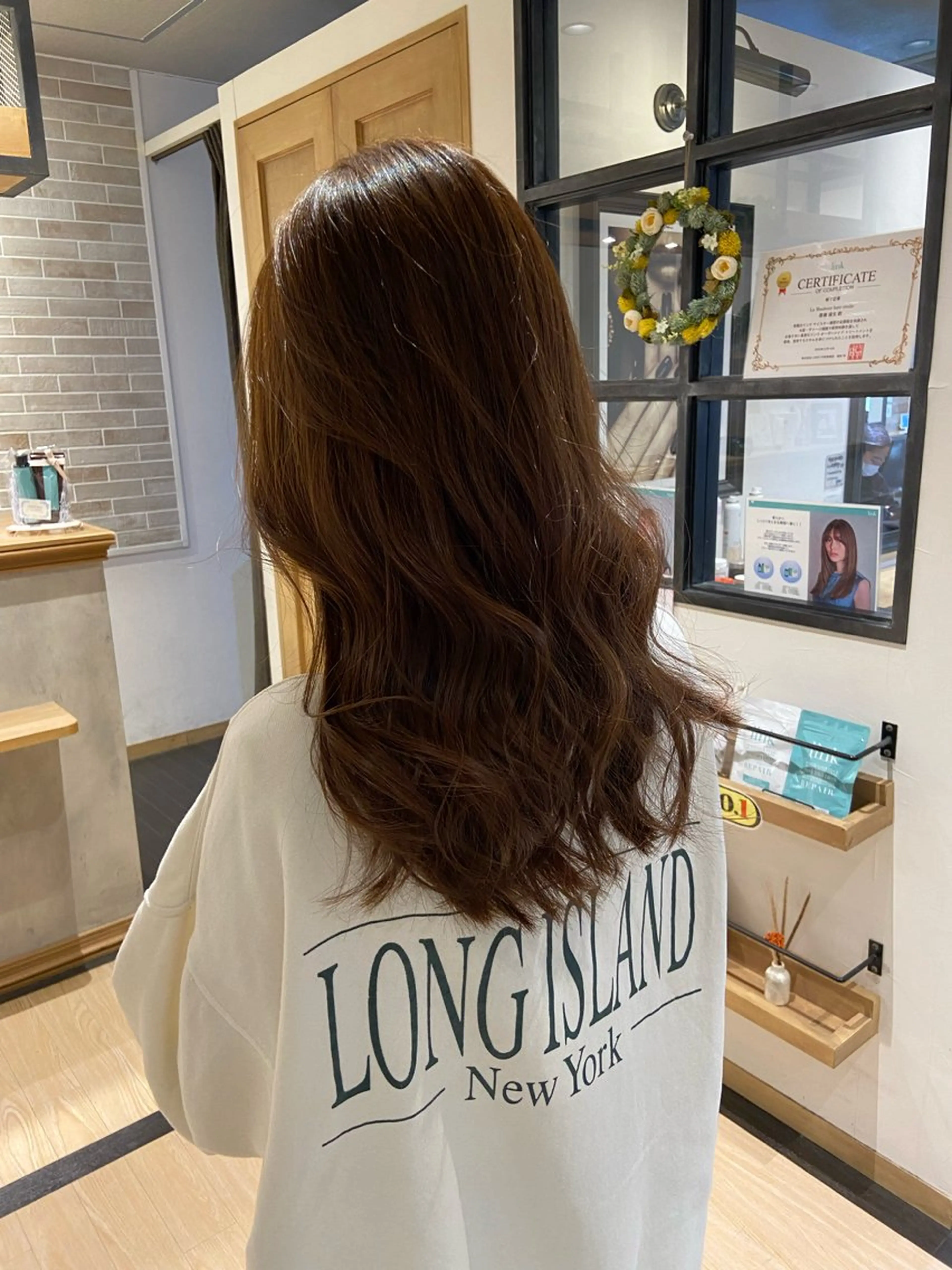 セミロング カラー カット ヘアカラー トリートメント La Bonheur hair etoile所属・SAITO YUTAのヘアスタイル