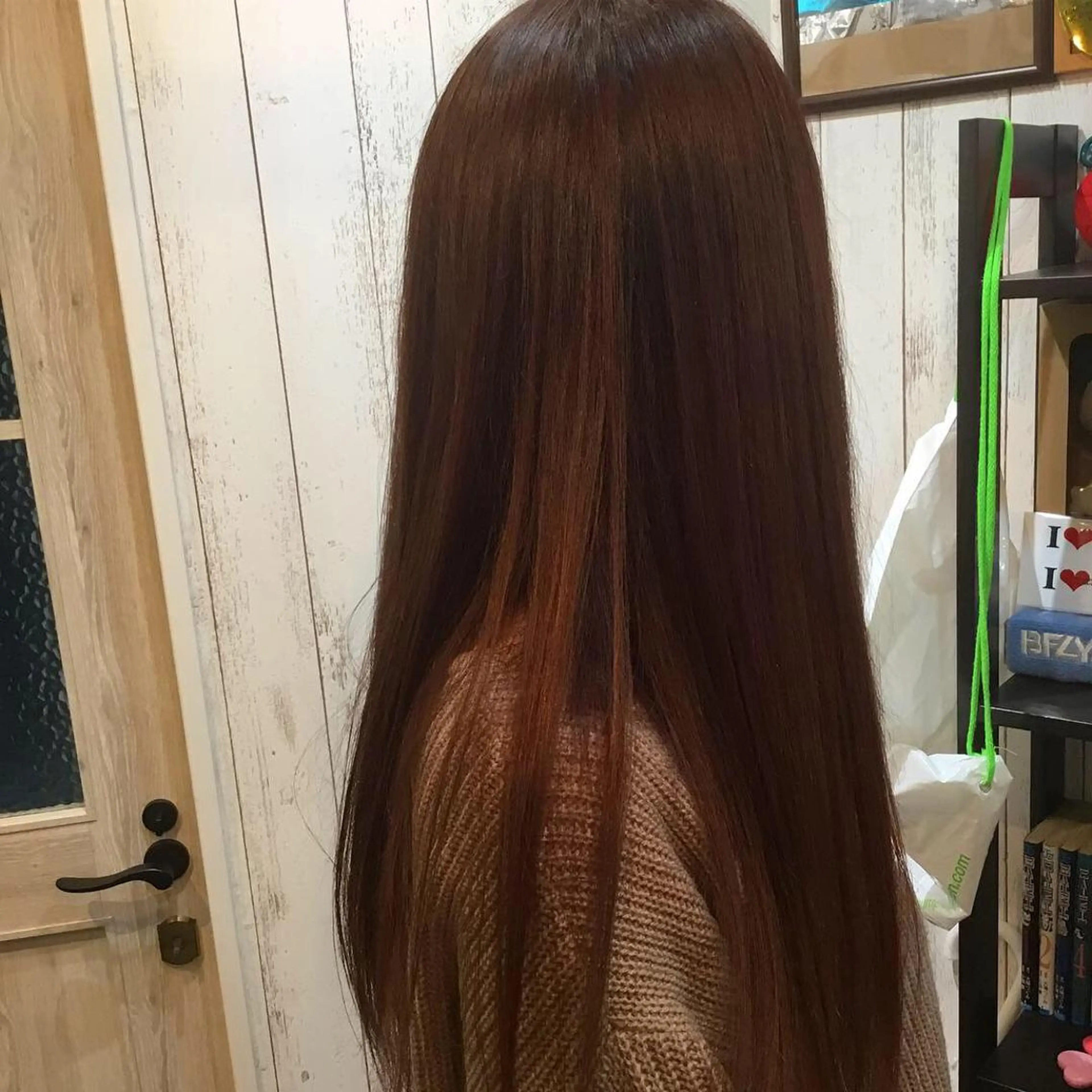 ロング カラー 金崎 新吾のヘアスタイル