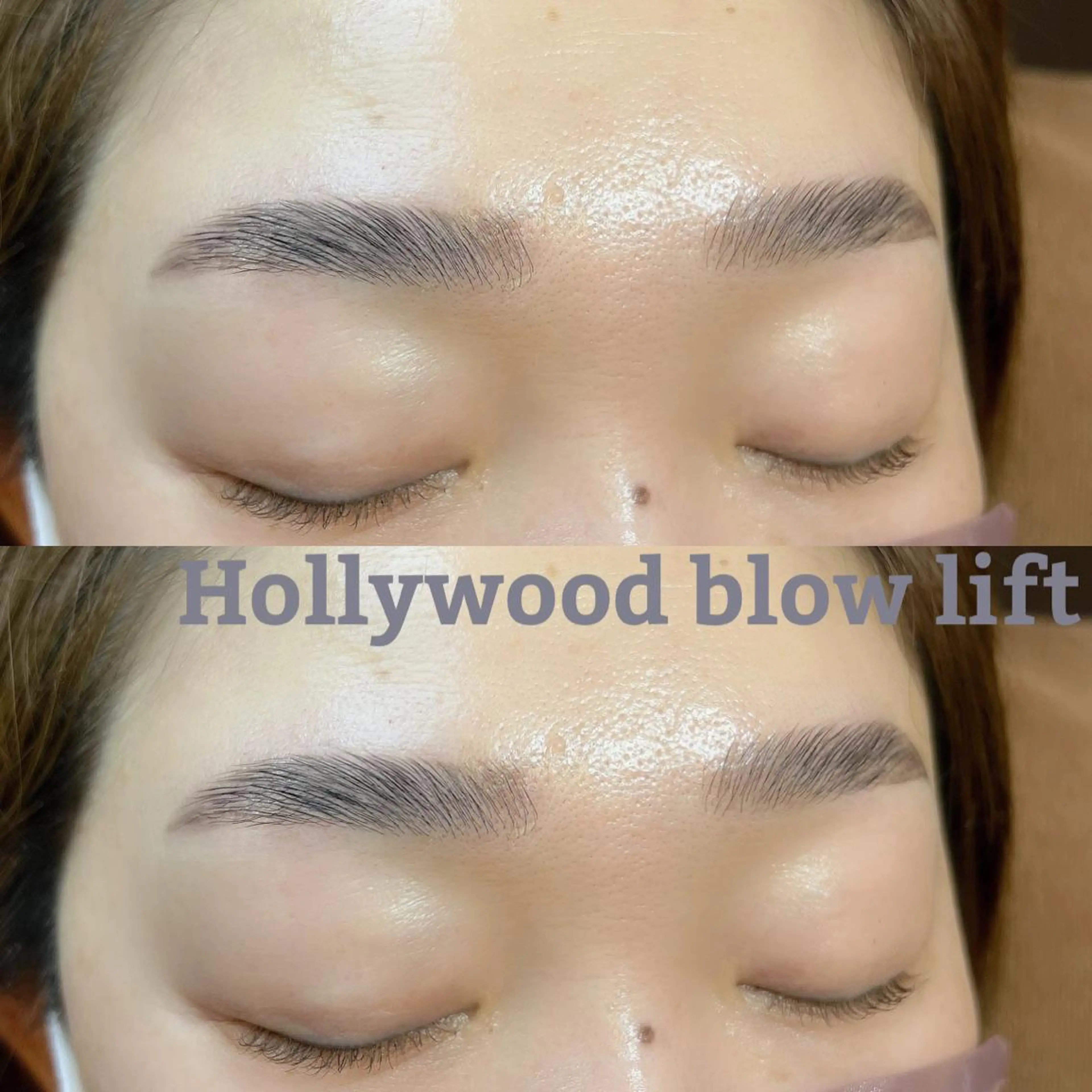 アイブロウ ハリウッドブロウリフト toujours Yurikaのマツエク・マツパデザイン