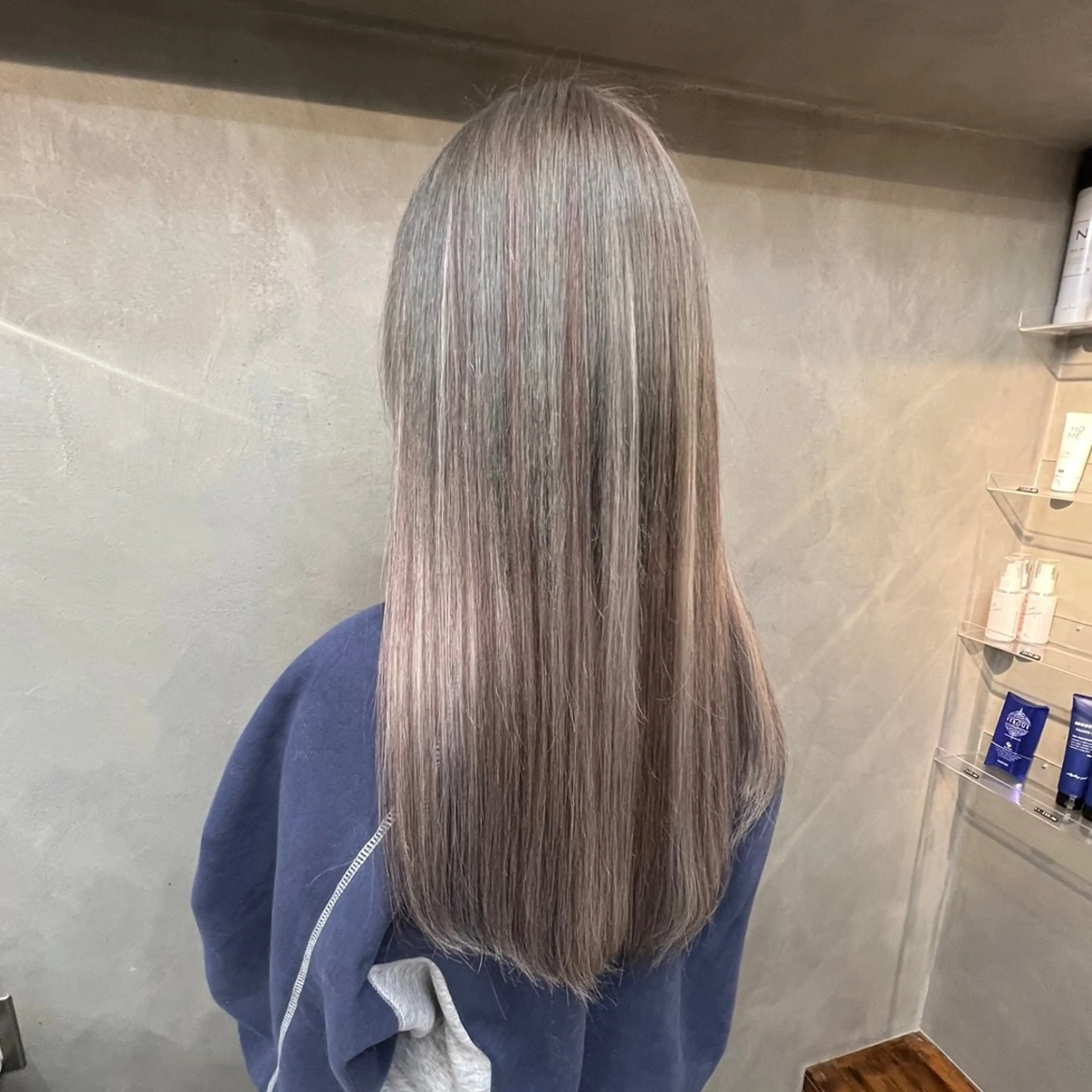 ロング ❤️‍🔥シールエク ＋カラー京❤️‍🔥のヘアスタイル