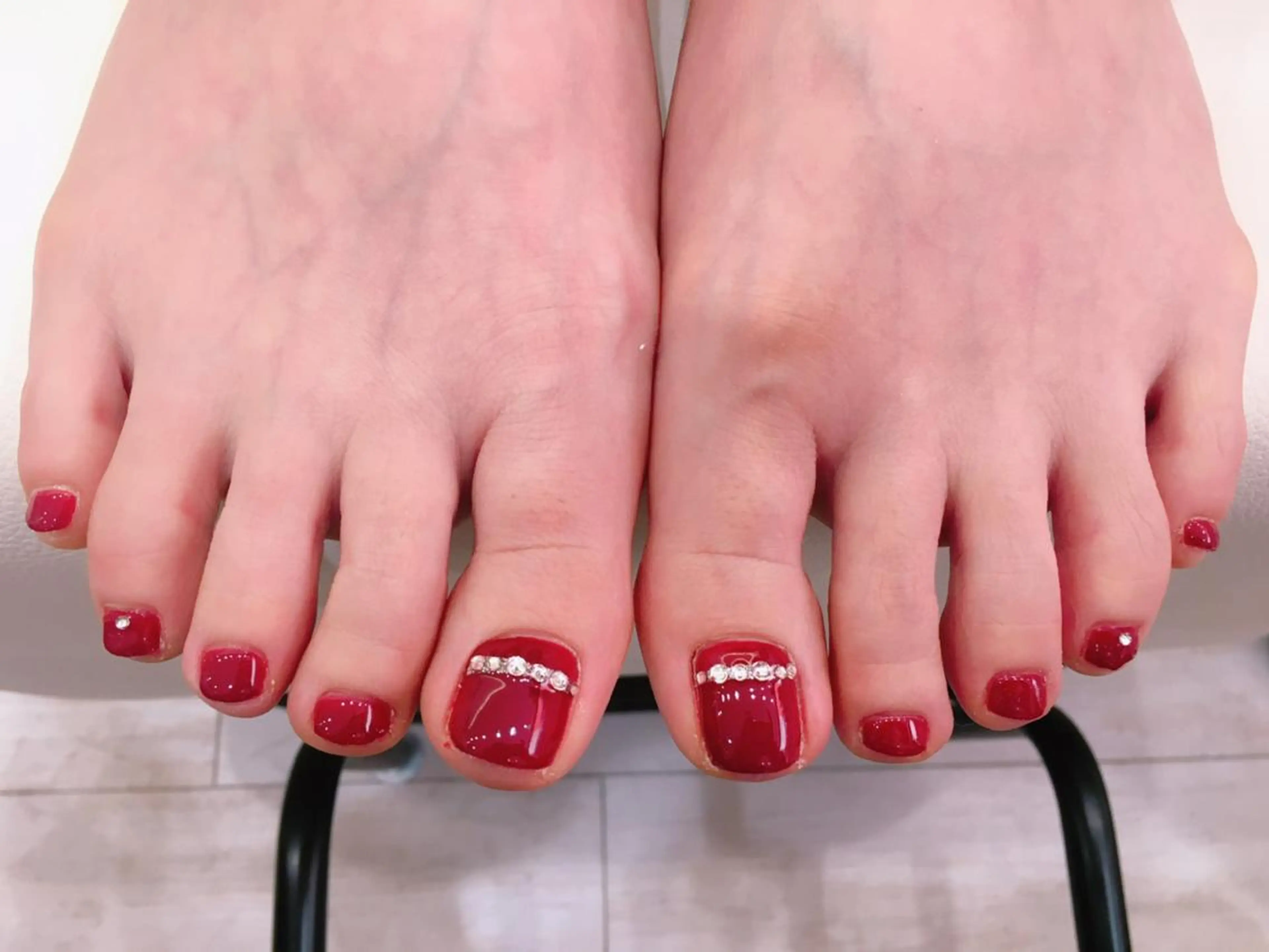 ワンカラー＋ストーン10粒付き💎 【オフ込み】130分の写真