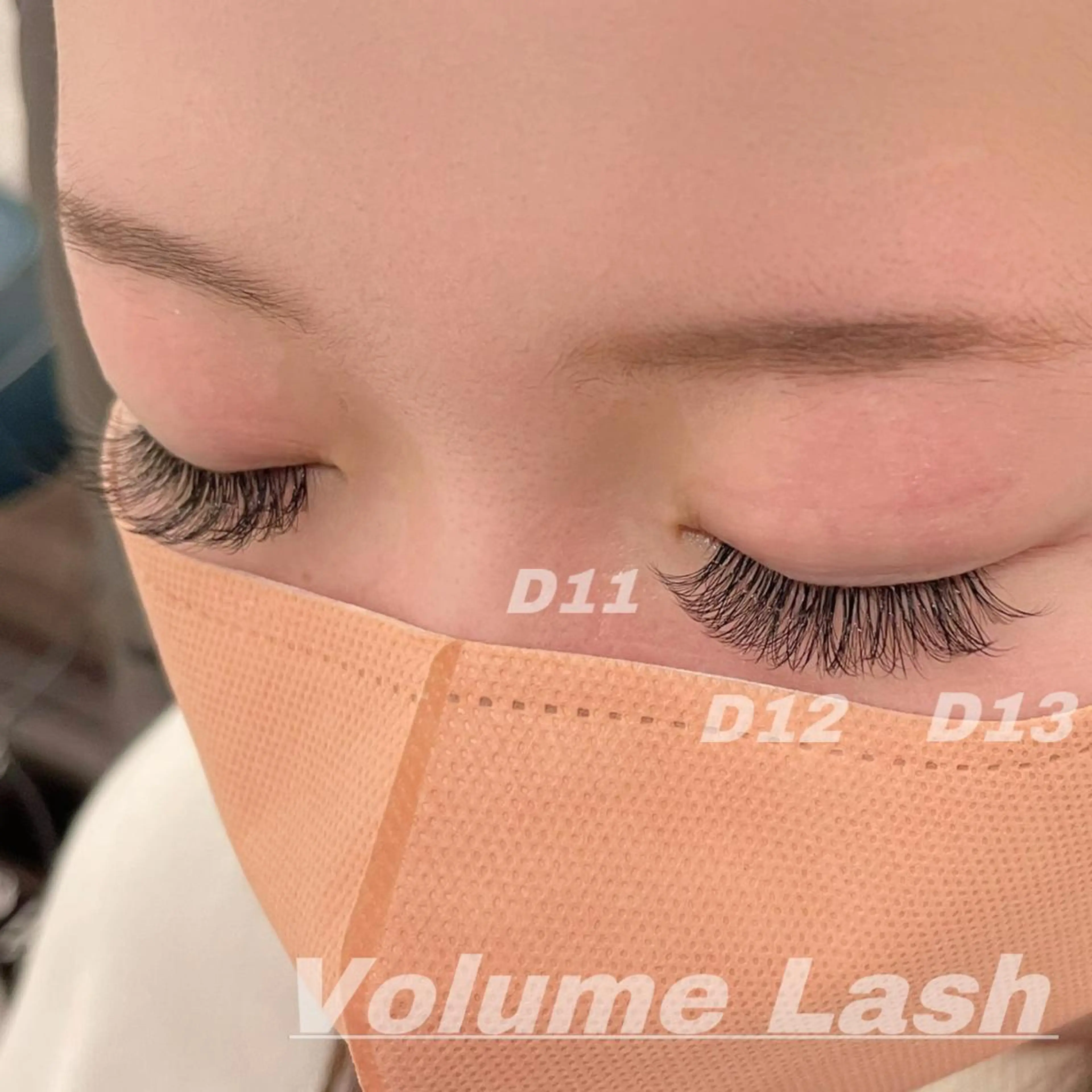 マツエク・マツパ Dカール 目尻長め ボリュームラッシュ Eye ELSA lash栄店 長沼の眉毛・アイブロウイメージ